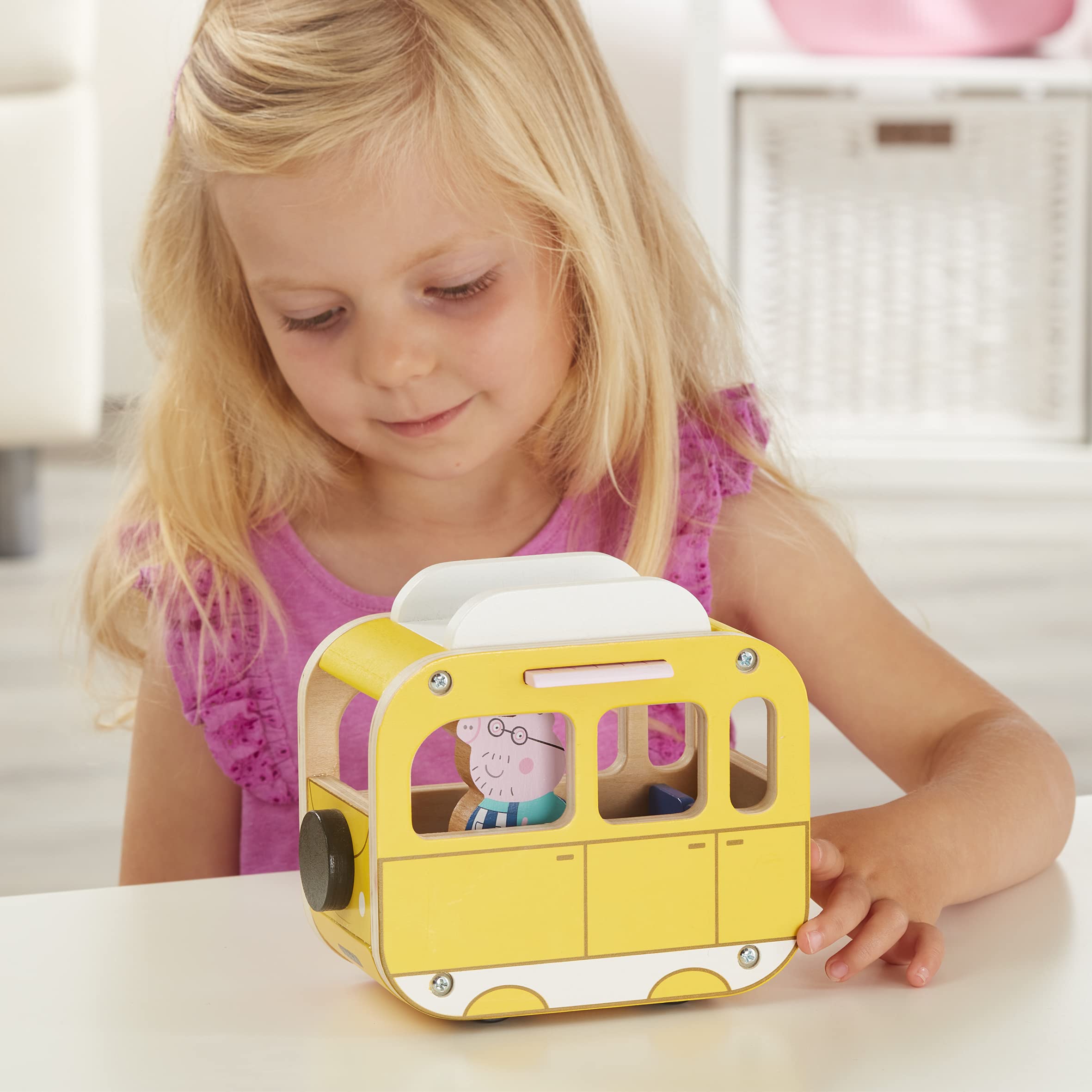 Caravana de madera Peppa Pig 7