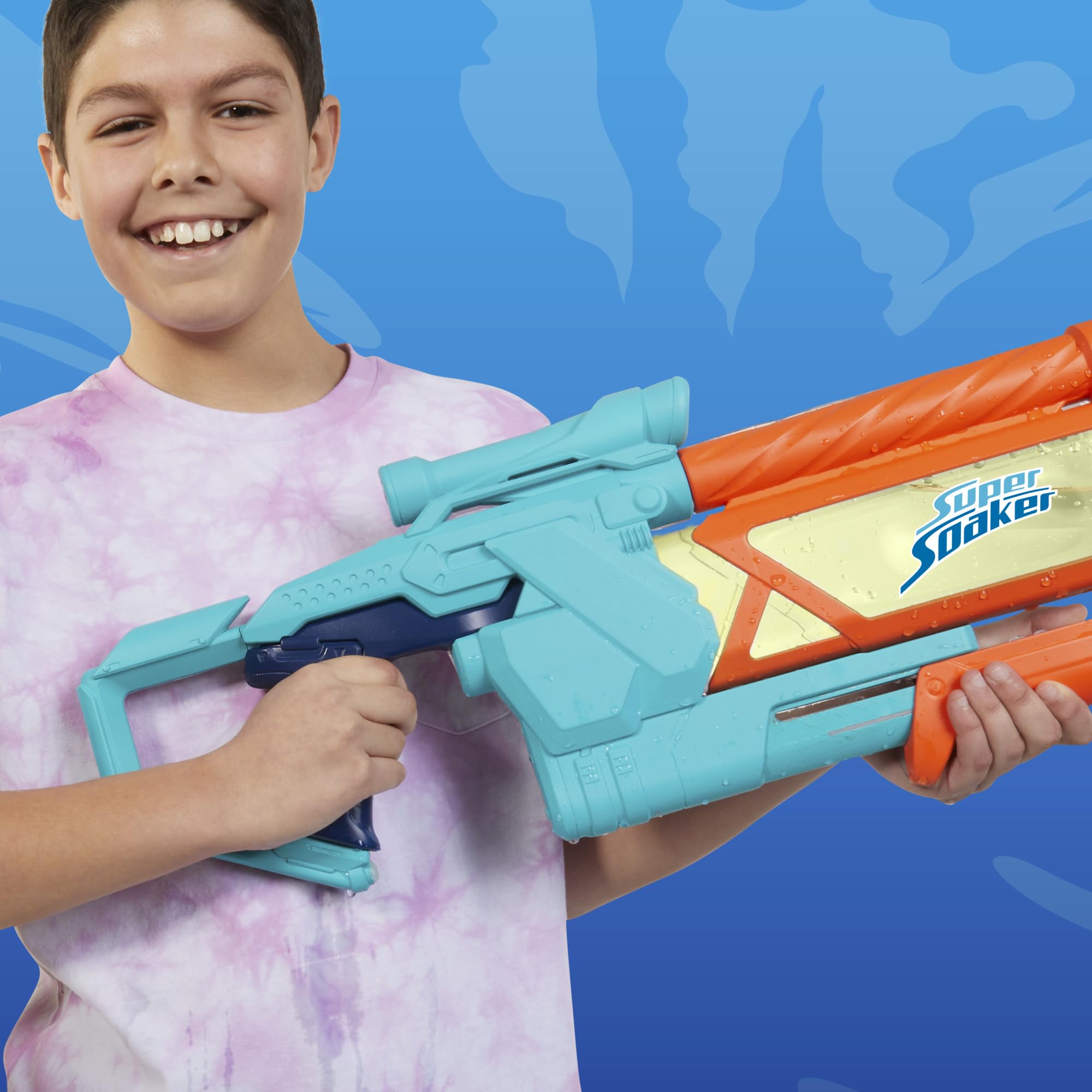 Nerf Super Soaker Mega Dunk-Fill Water Blaster - 1 Liter Tank | Ages 6+ | Plastic 8