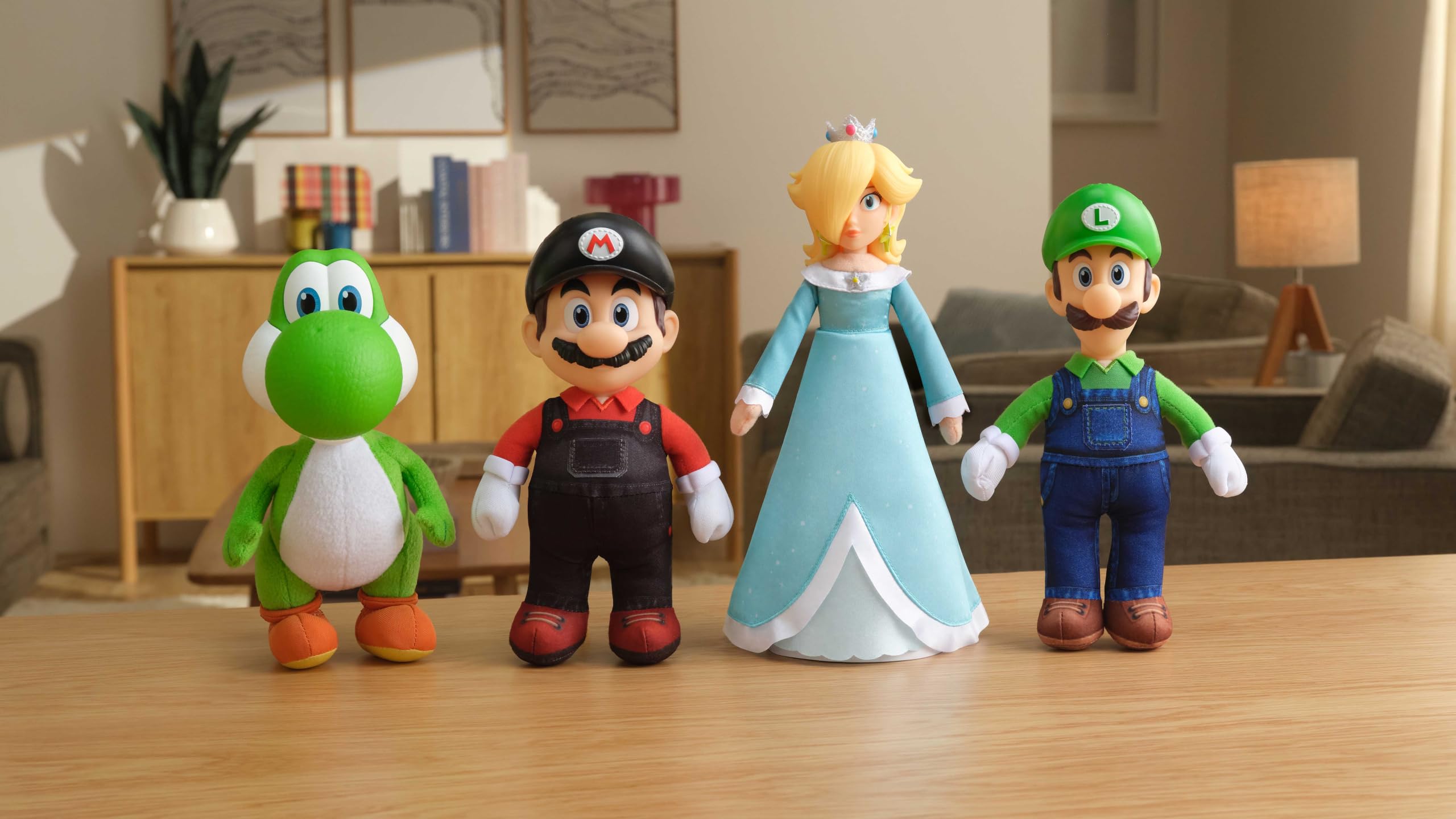 THE SUPER MARIO BROS. MOVIE Luigi Jumbo Roto Plush - 14.96 inches | Ages 3+ | Standard Edition 4