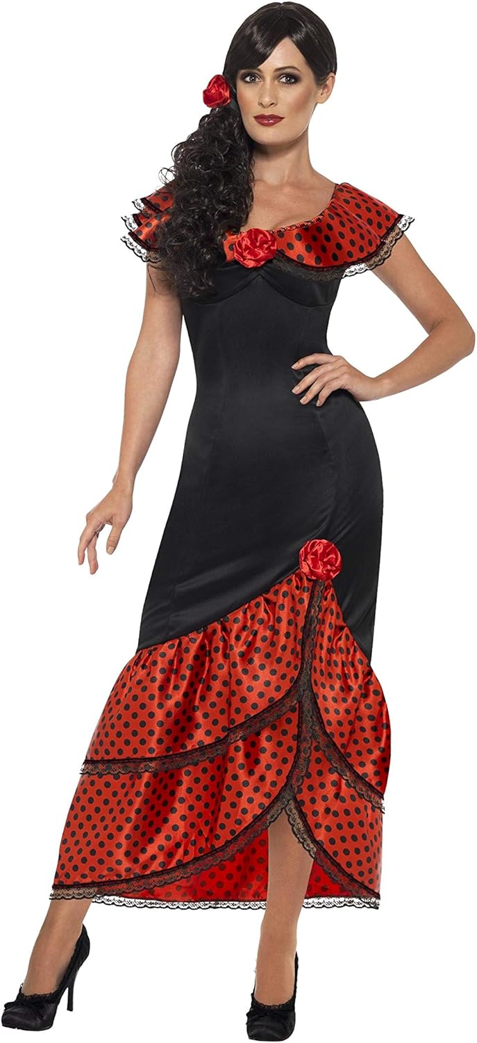 Smiffys Flamenco Senorita Costume - Size 12-14 (UK) (45514S)