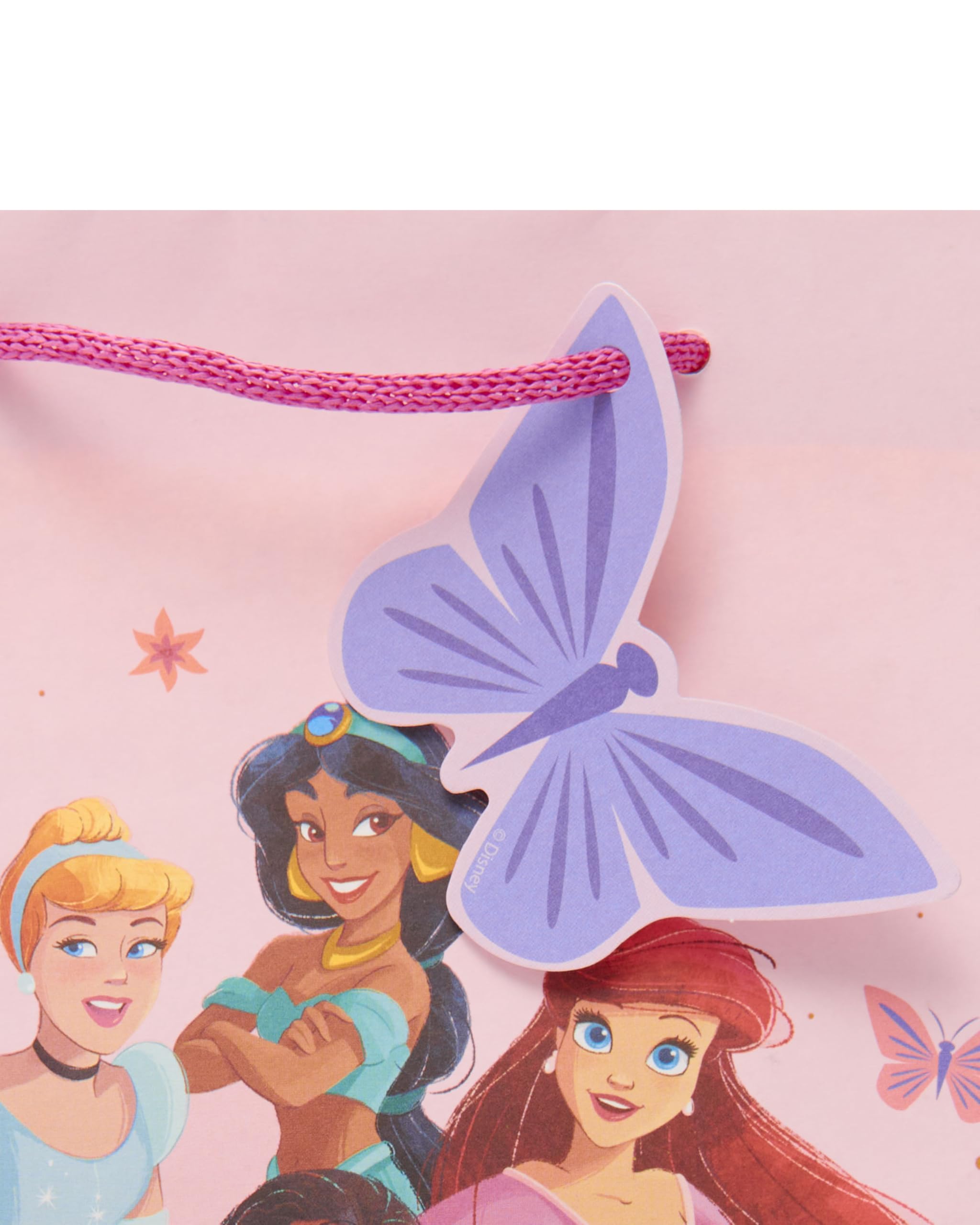 UK Greetings Disney Princess Large Gift Bag - Pink Paper Gift Wrap for Presents | 33 x 26.7 cm 2
