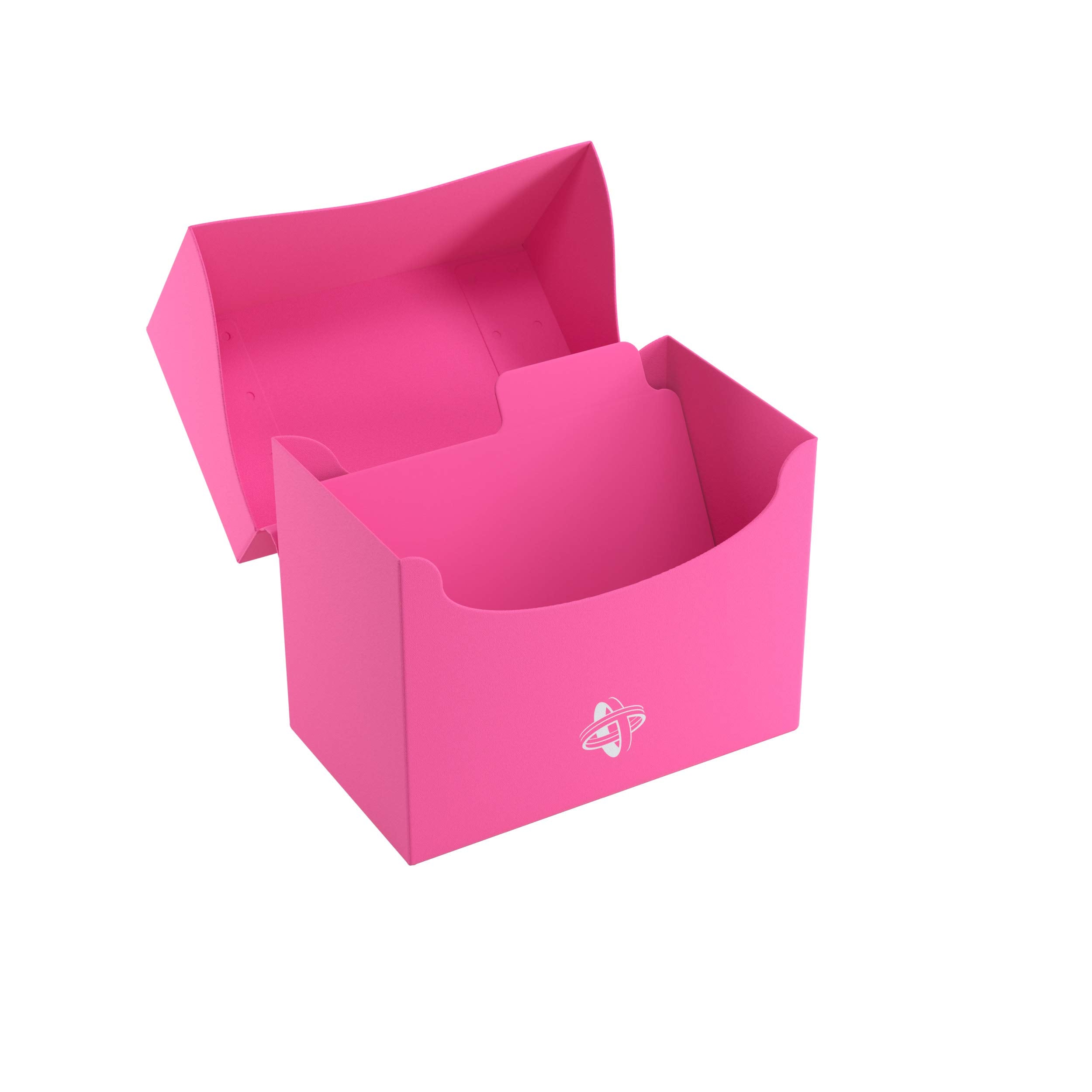 Gamegenic 80-Card Side Holder - Pink Deck Box | Self-Locking Lid | Cobra Neck Access 2