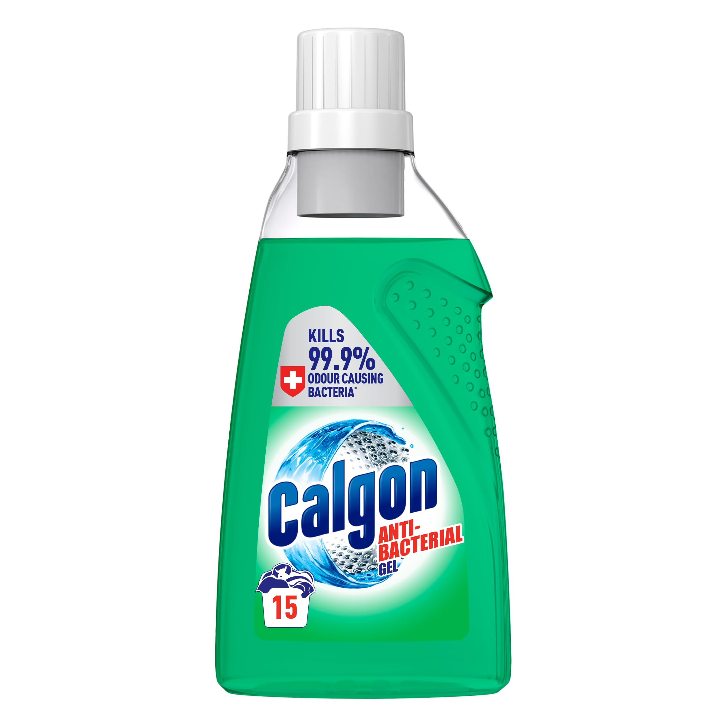 Calgon Antibacterial Washing Machine Cleaner & Water Softener Gel - 750ml | Kills 99.9% Bacteria