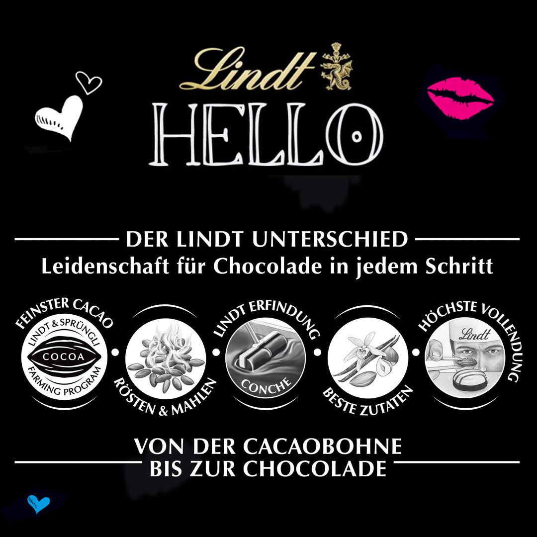 Lindt Hello Salted Caramel Milk Chocolate Bar 100g