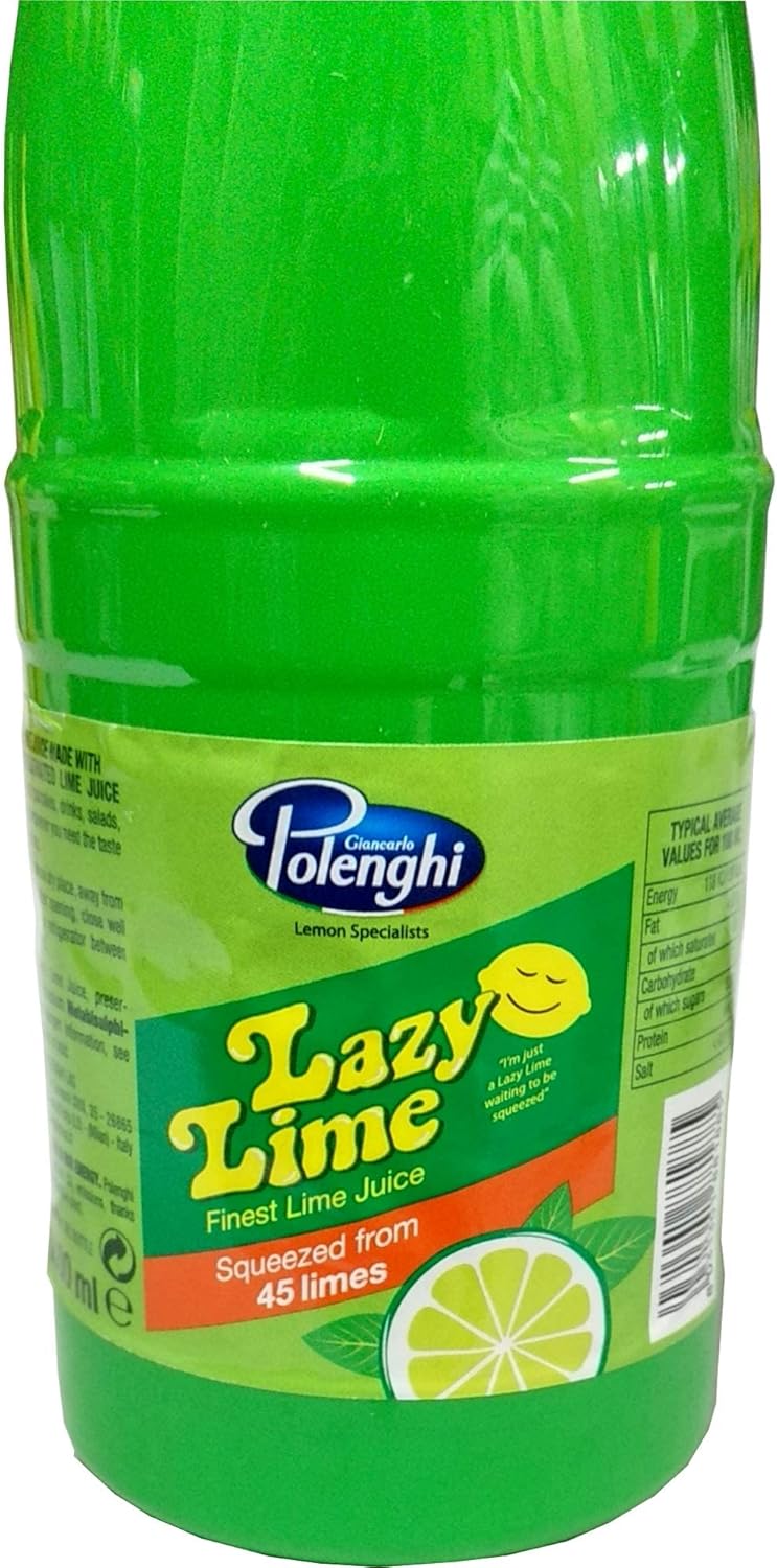 Lazy Lime - Finest Lime Juice 1 Litre Bottle 7