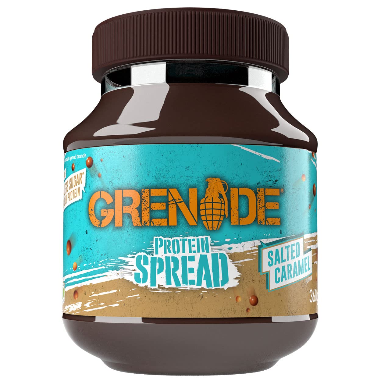 Grenade Chocolate Chip Salted Caramel Protein Spread - 20% Protein | Low Sugar | 360g Jar