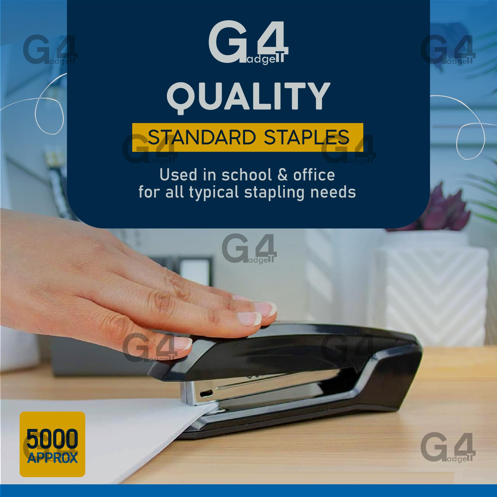 5200 x 26/6 No 56 6mm QUALITY STANDARD STAPLES 30 sheets capacity 3