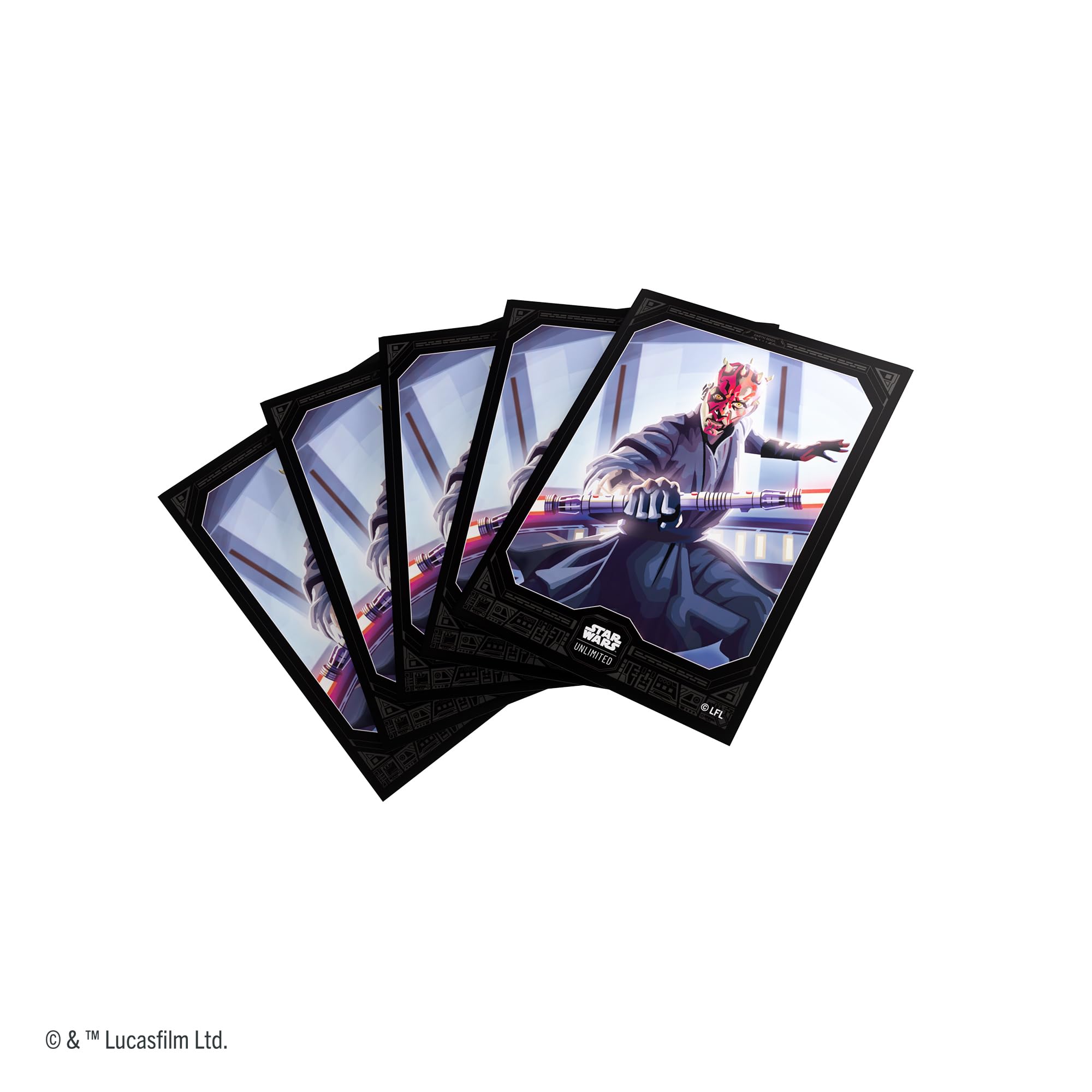 Gamegenic Star Wars: Unlimited Premium Art Sleeves Set 5 - Darth Maul (60 Sleeves) 2