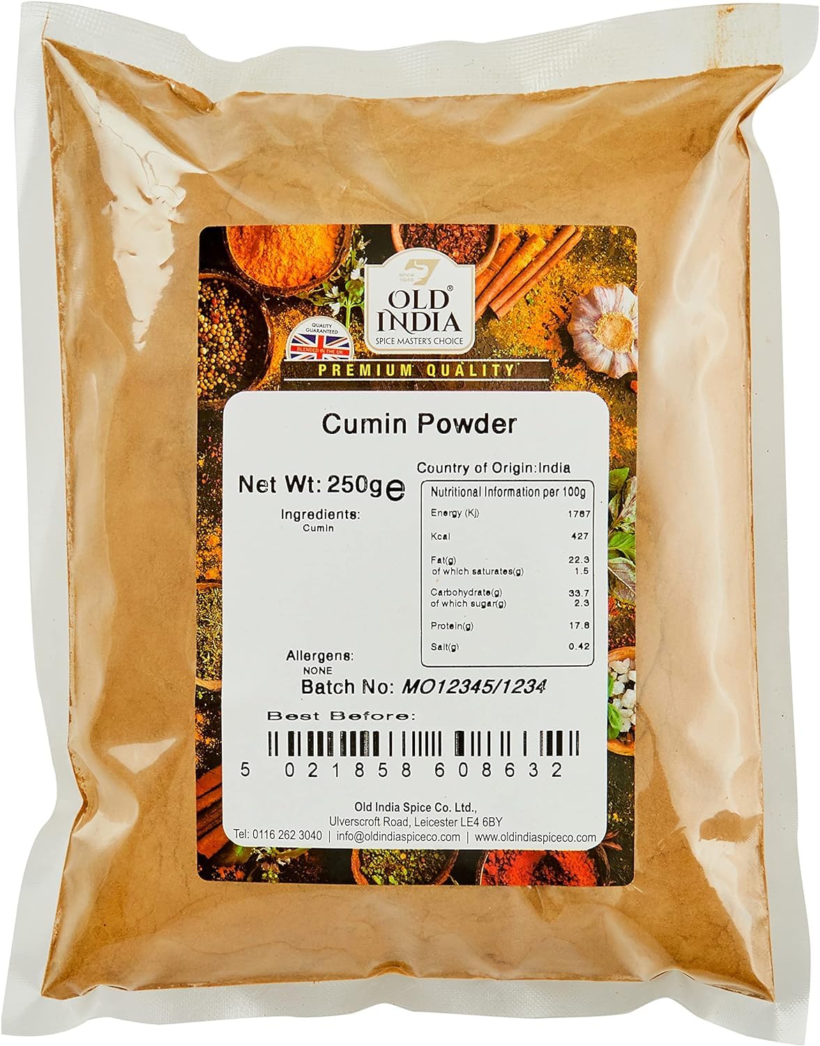 Old India Cumin Powder - 100% Natural, Additive & GMO Free | 250g 1