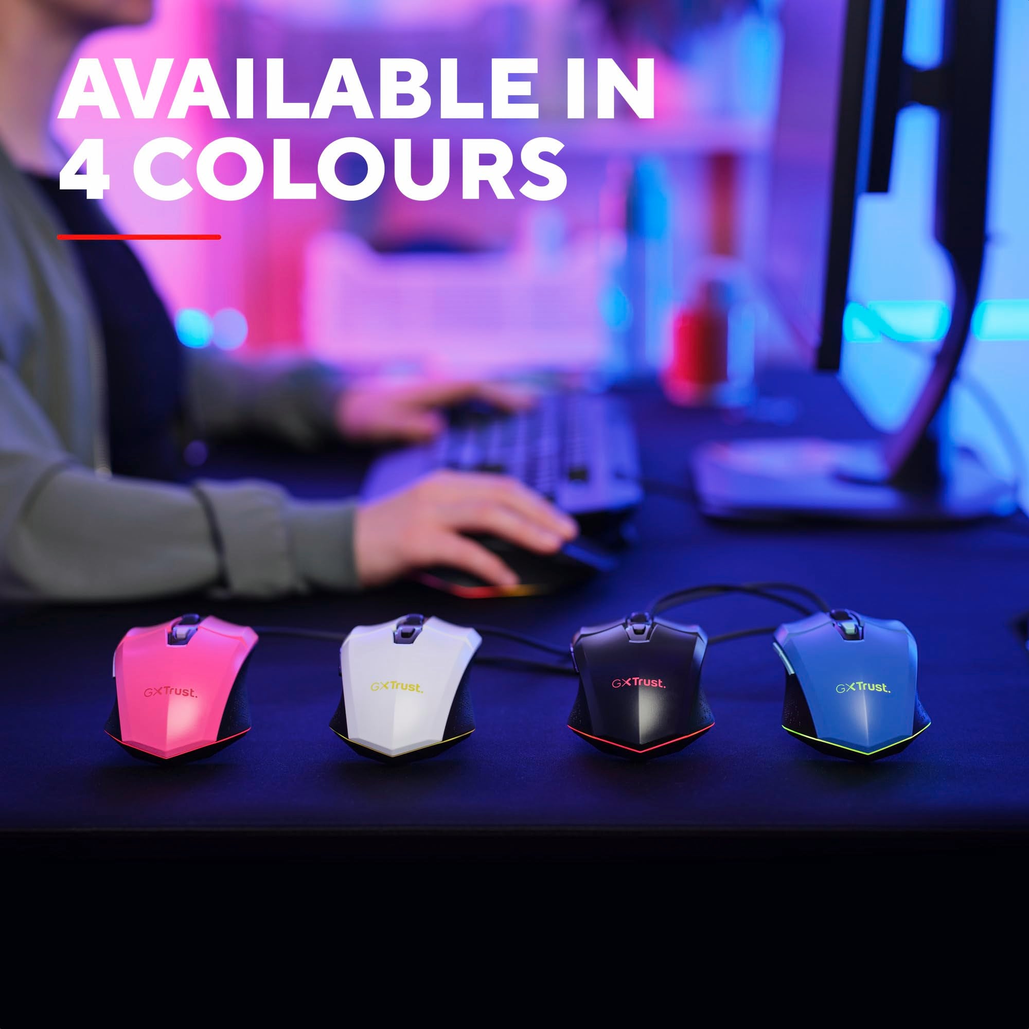 Trust Gaming GXT 109 Felox Gaming Mouse – 6 Programmable Buttons, 200-6400 DPI, RGB Lighting, 1.5m Cable, Black 17