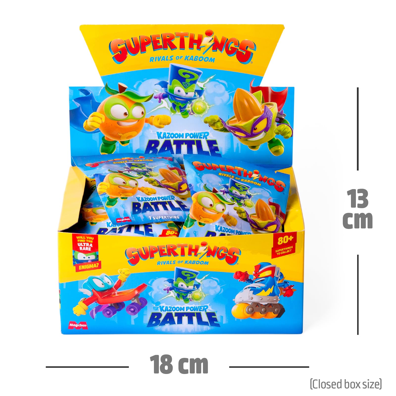 SUPERTHINGS RIVALS OF KABOOM Kazoom Power Battle Action Figures | 25 Surprise Blind Bags 7