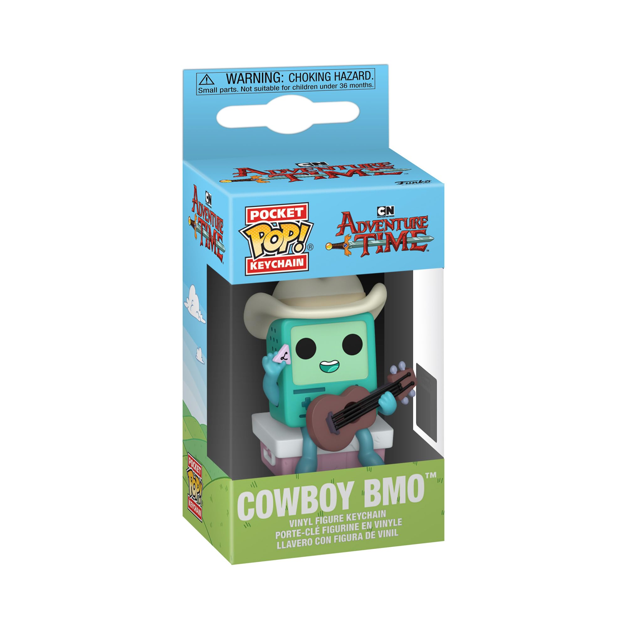 Funko Adventure Time Cowboy BMO Keychain - Vinyl Figure | Model 92109