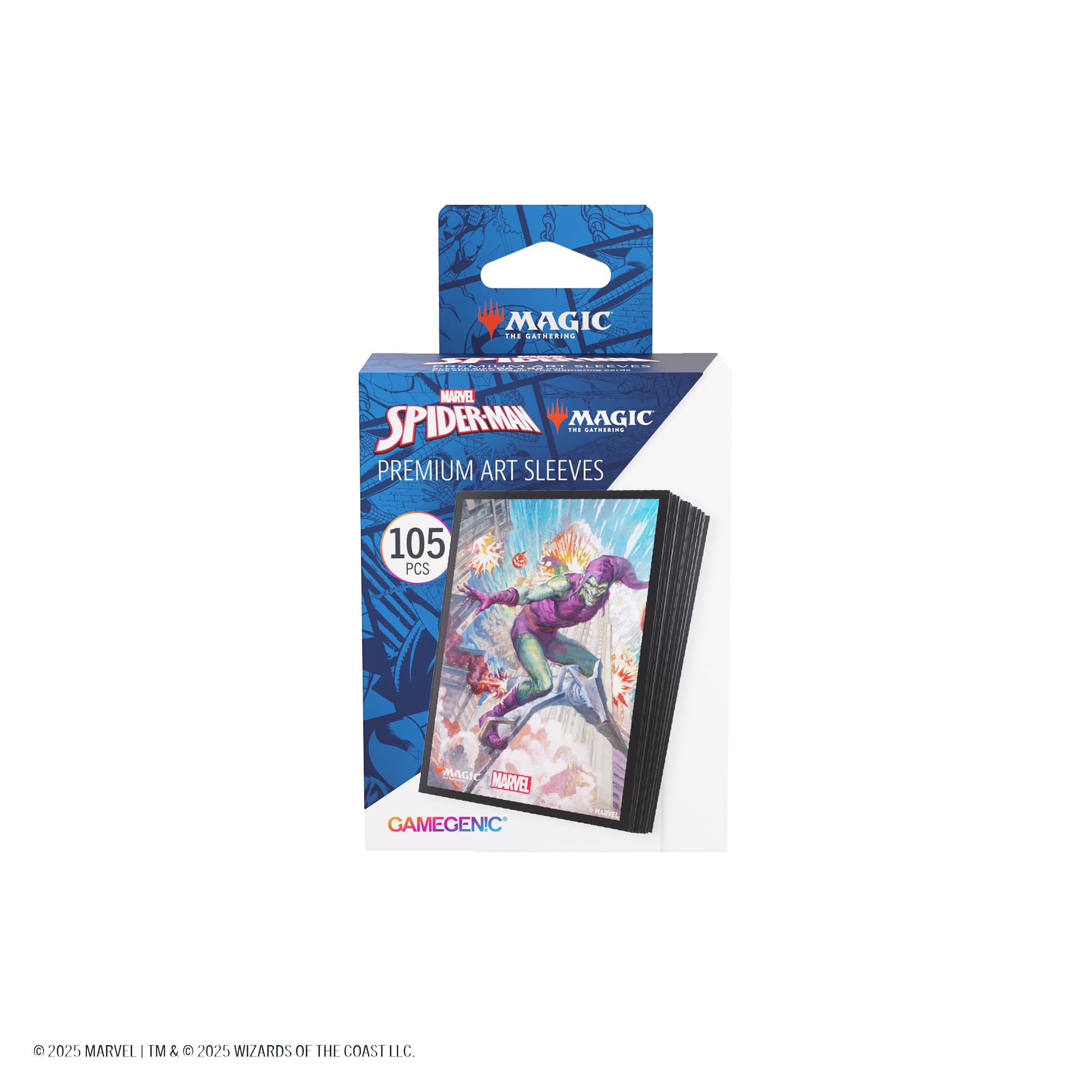 Gamegenic Magic: The Gathering Premium Art Sleeves - Green Goblin | 105 Count | Matte Back 4