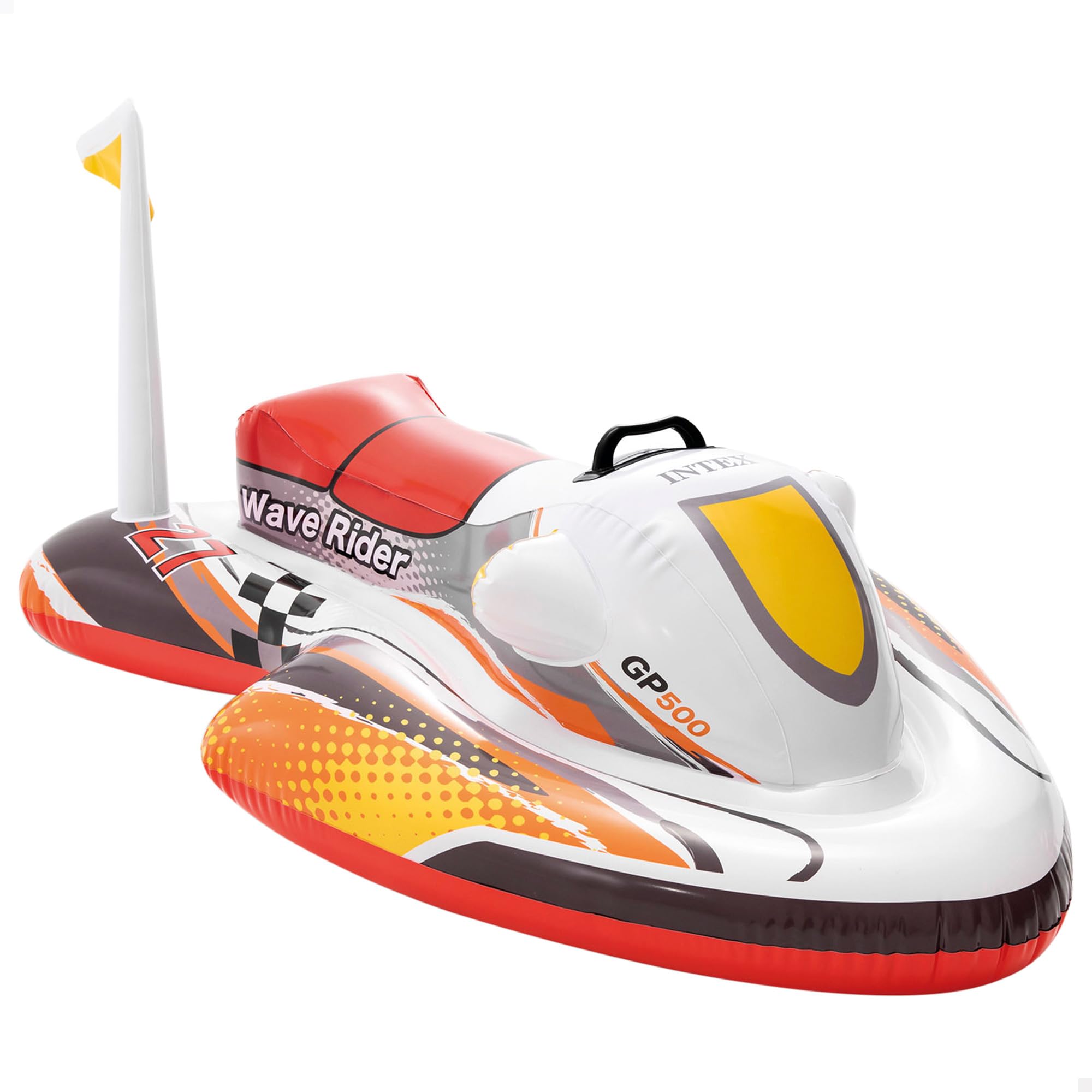 Intex Wave Rider Ride-On Inflatable Pool Toy | Wide Base Stability | 117cm x 77cm Inflated Size