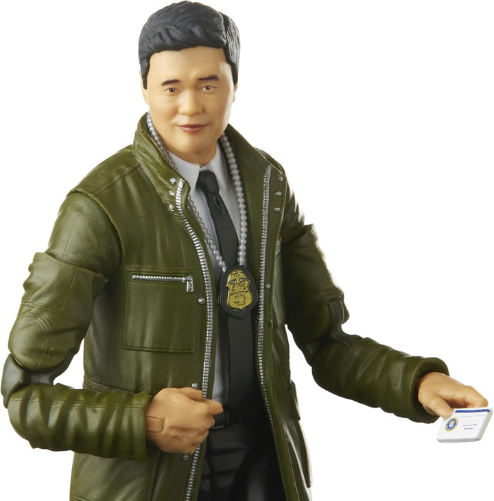 Marvel Legends Agent Jimmy Woo Action Figure - 6-Inch Collectible with Build-A-Figure Part, Ages 4+