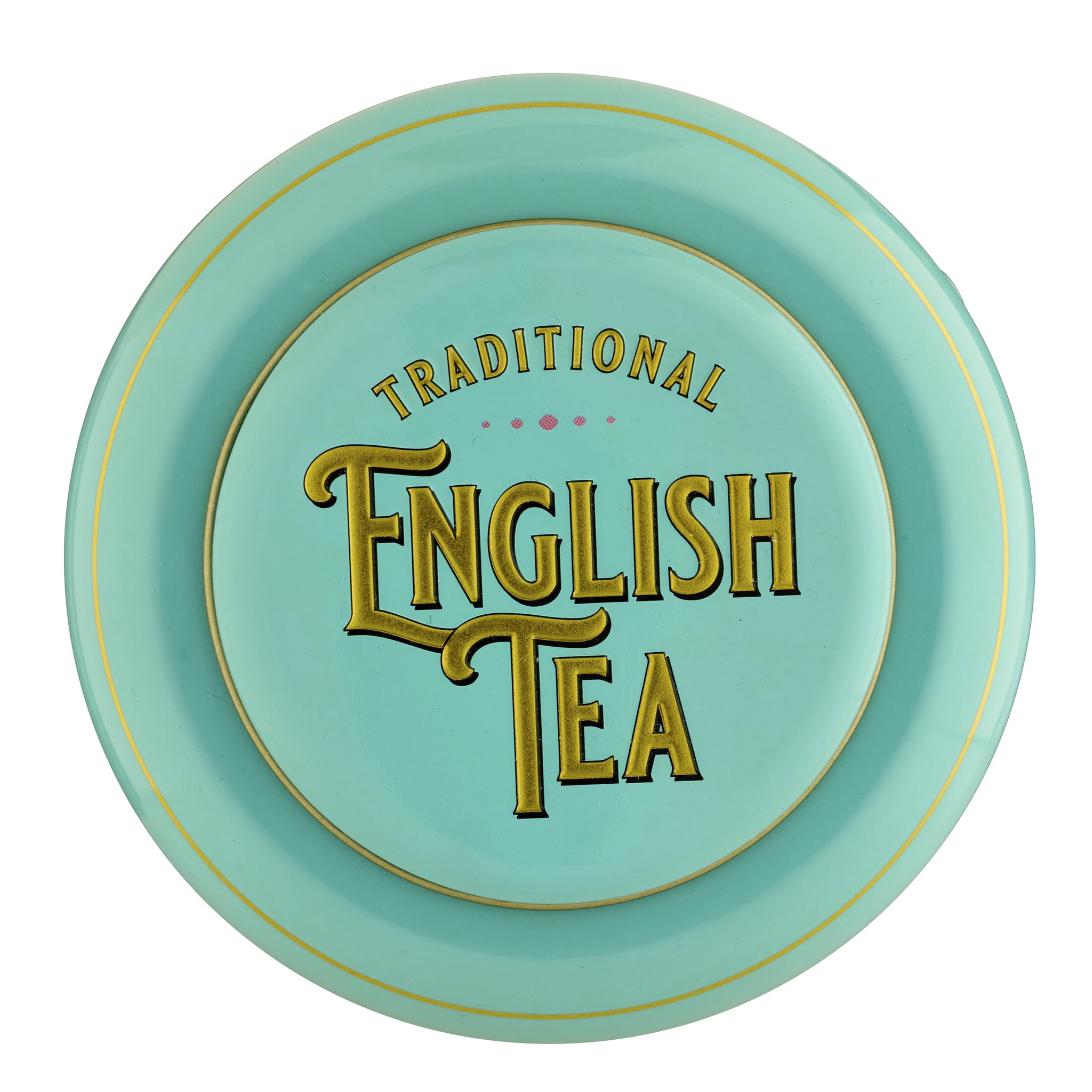 New English Teas Vintage Victorian Mint-Green Tea Caddy with 80 English Breakfast Teabags 13