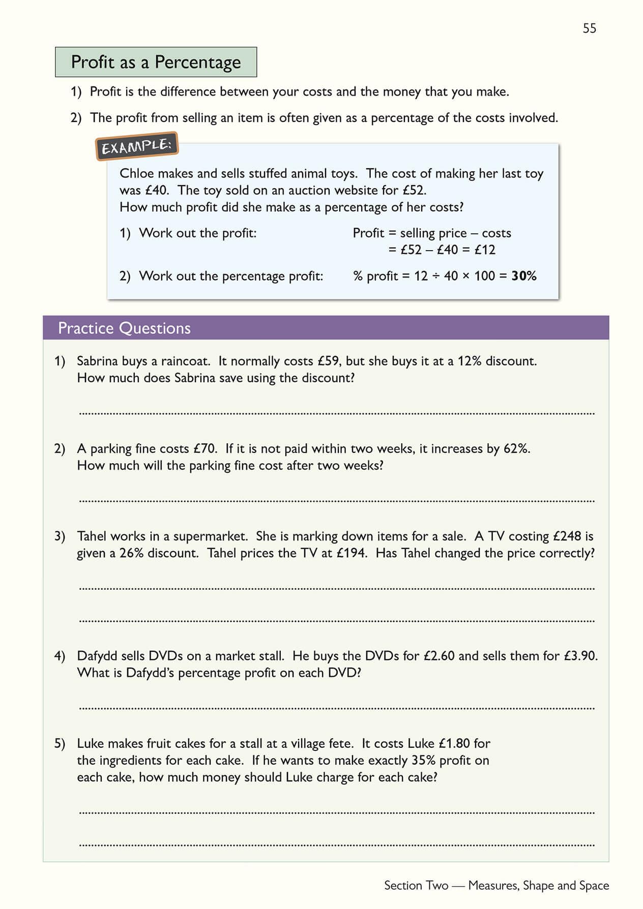 CGP Functional Skills Maths Level 2 - Study & Test Practice for 2021 & Beyond 5
