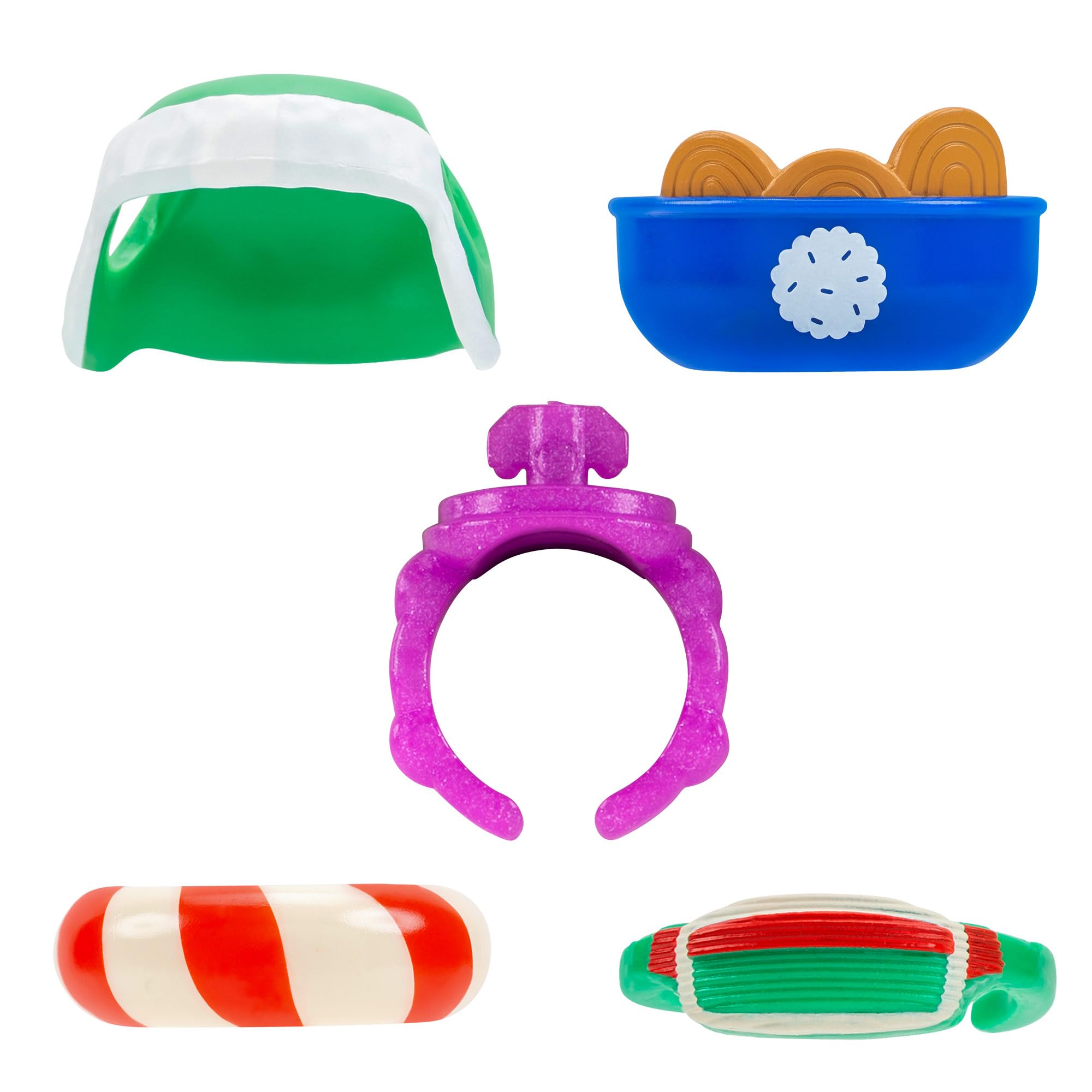 Squish-a-longs Carol the Christmas Tree Clip-a-longs Holiday Pack with 4 Mini-Squish Figures 13