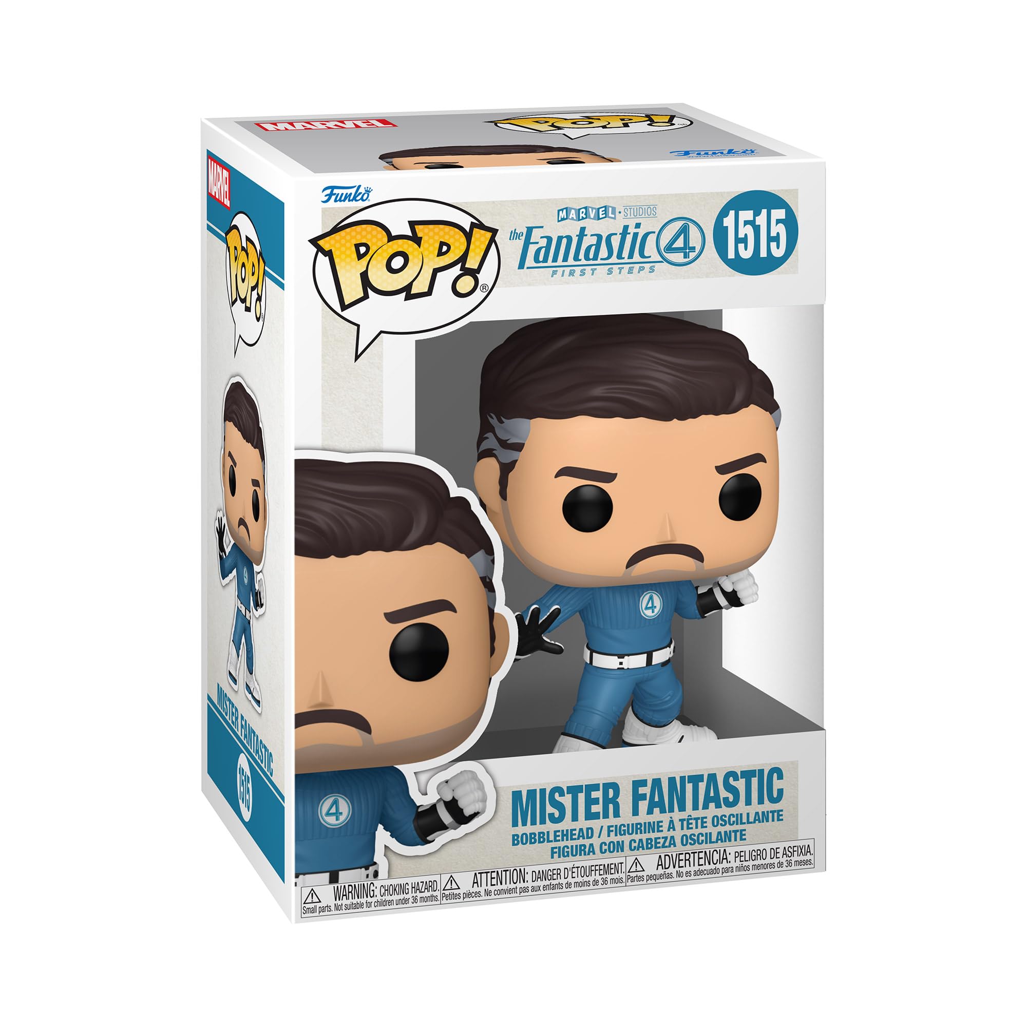 Funko Pop! Mr.Fantastic - Fantastic Four Vinyl Figure | 3.75 in | Blue