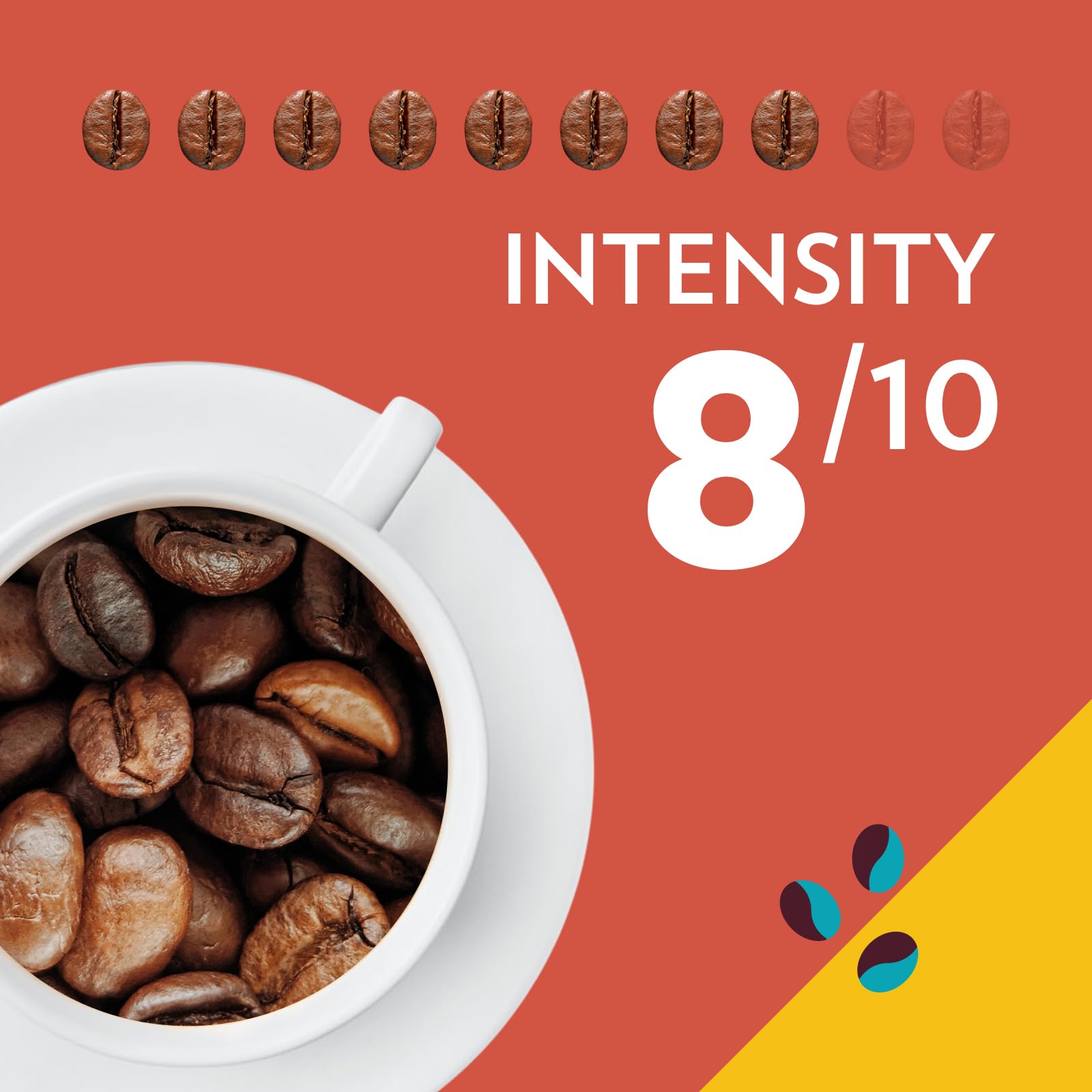 Lavazza Tales of Roma Roasted Whole Coffee Beans | Intensity 8/10 | 450g 3