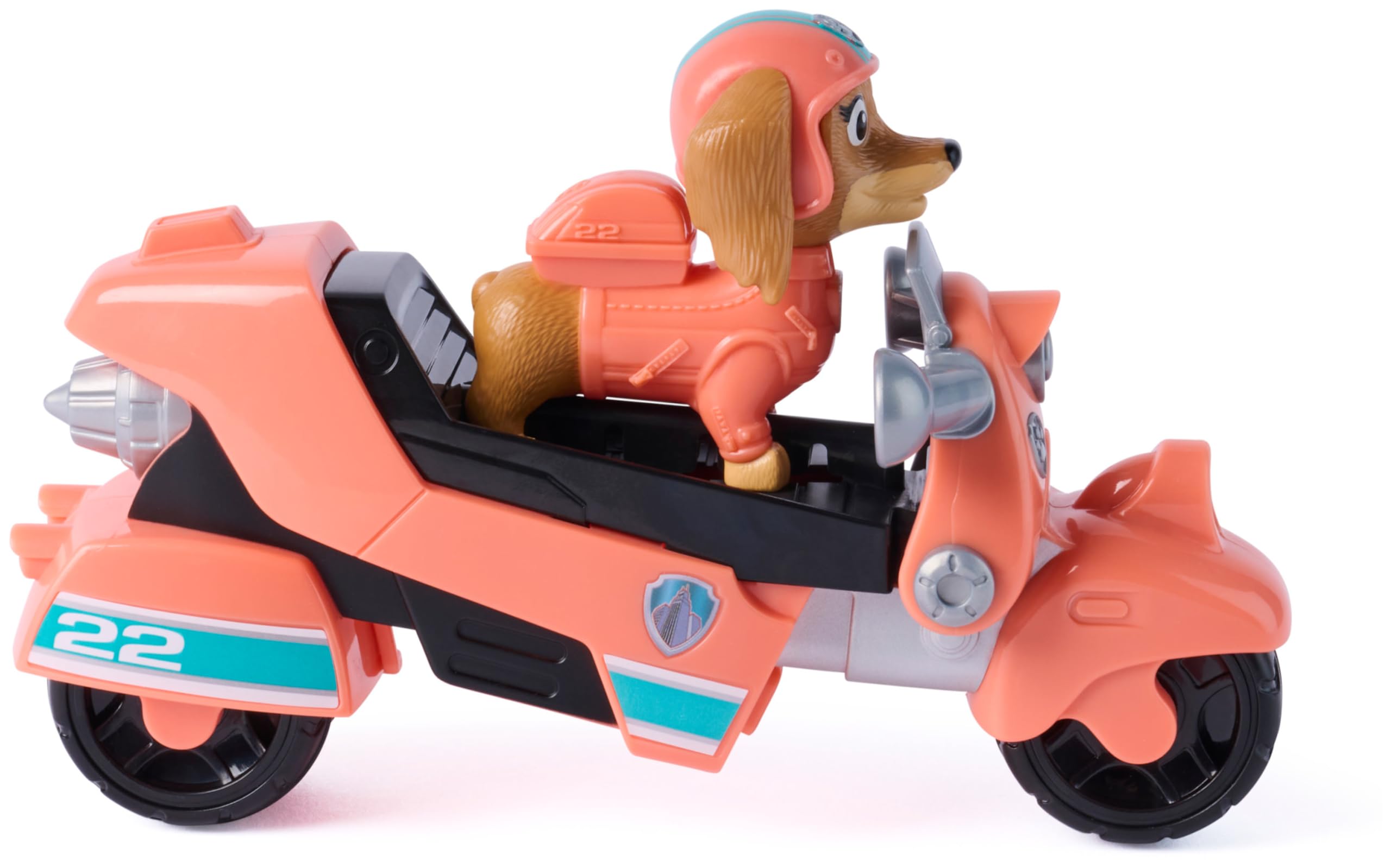 Paw Patrol Liberty Rescue Motorcycle Toy Bike with Collectible Action Figure | Ages 3-9 6