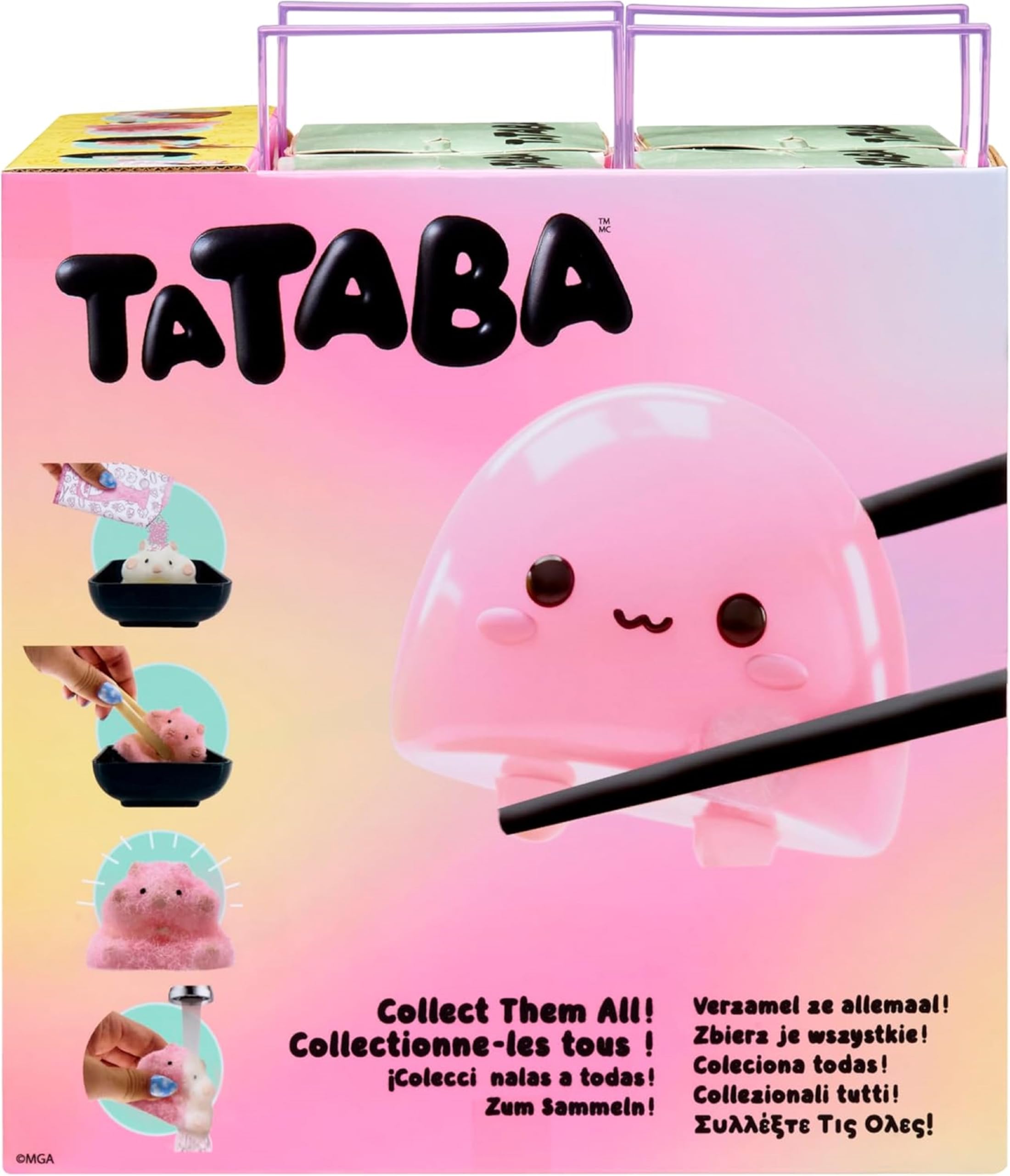 MGA Entertainment Tataba Squishy Collectable Toys - Blind Packaging | DIY Flocking | 18 Variations