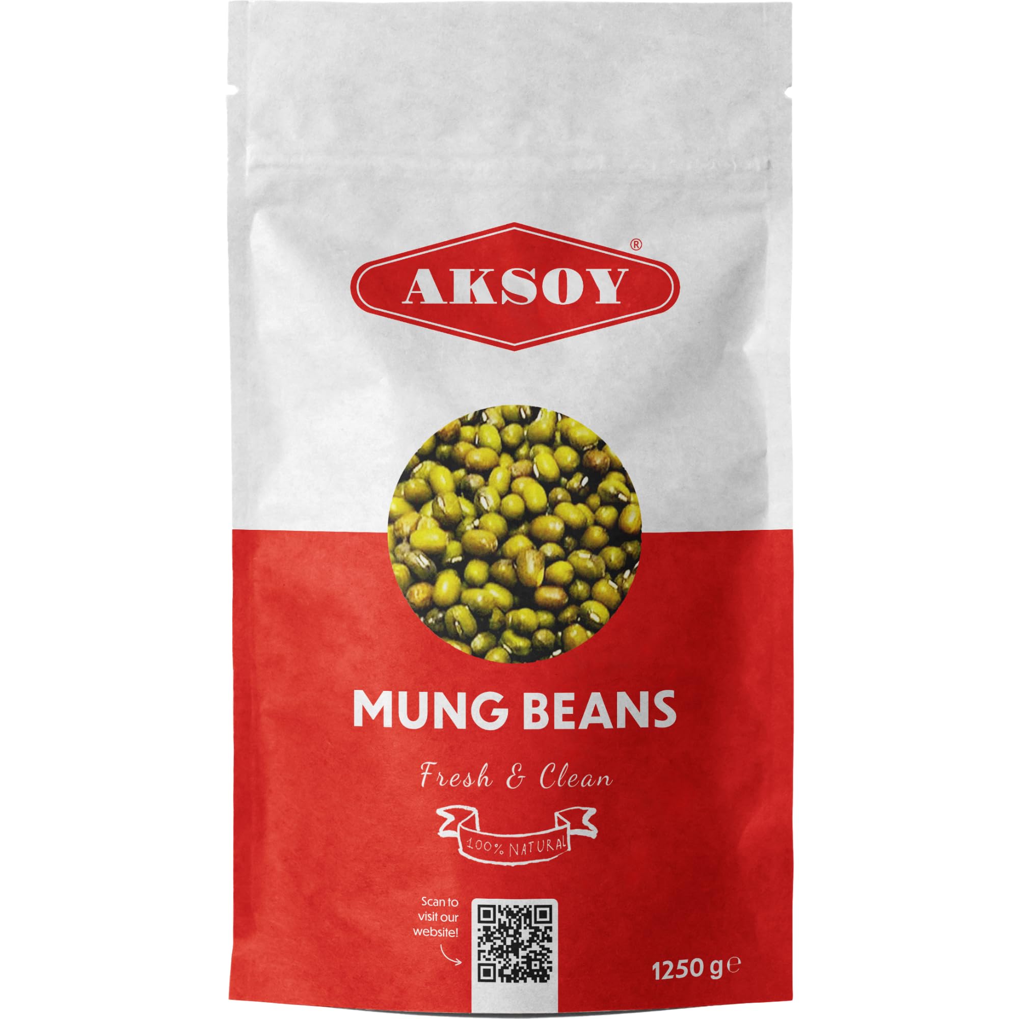 AKSOY Mung Beans - High Protein & Fiber, Non-GMO | 1.25kg 6