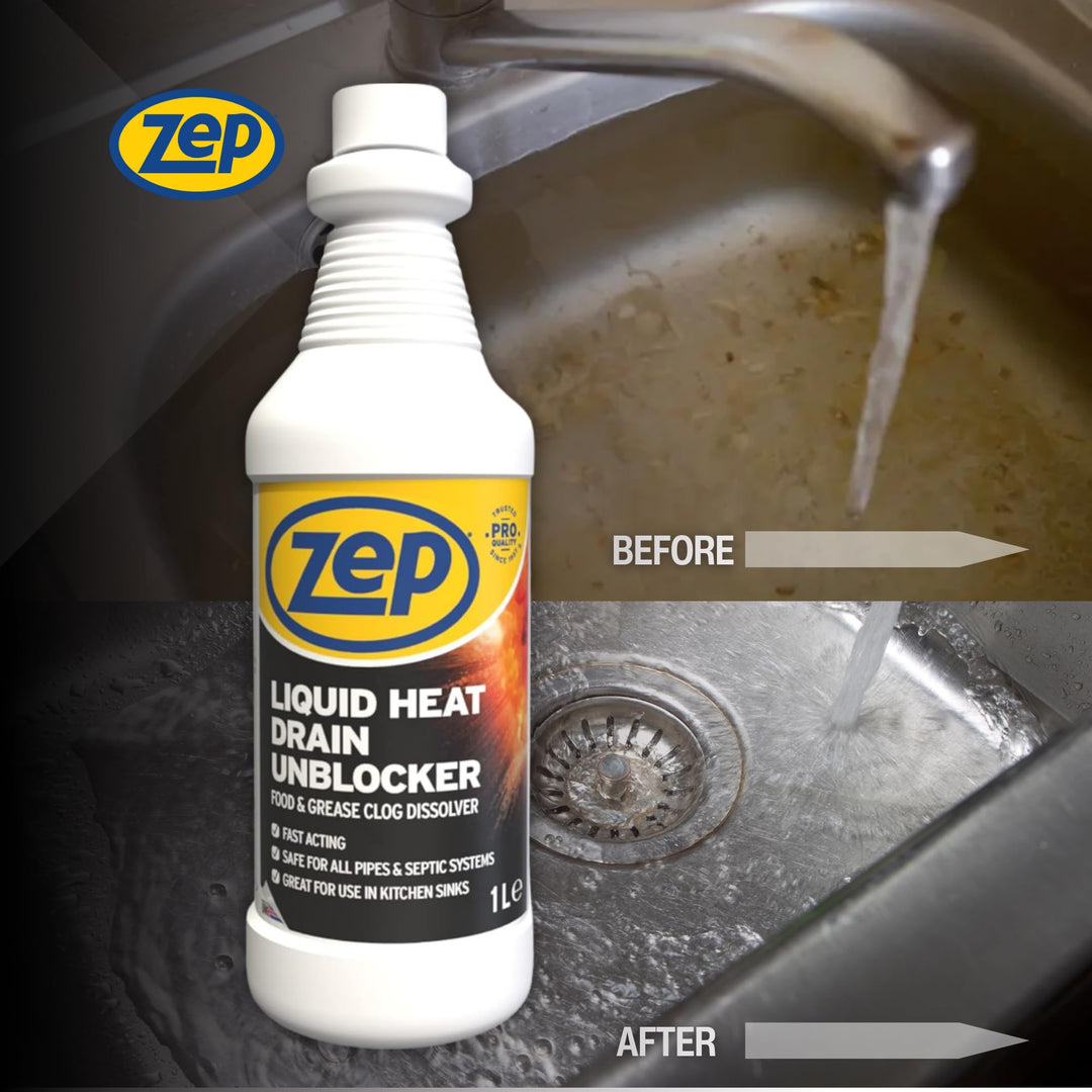 Zep Commercial - Liquid Heat Drain Unblocker