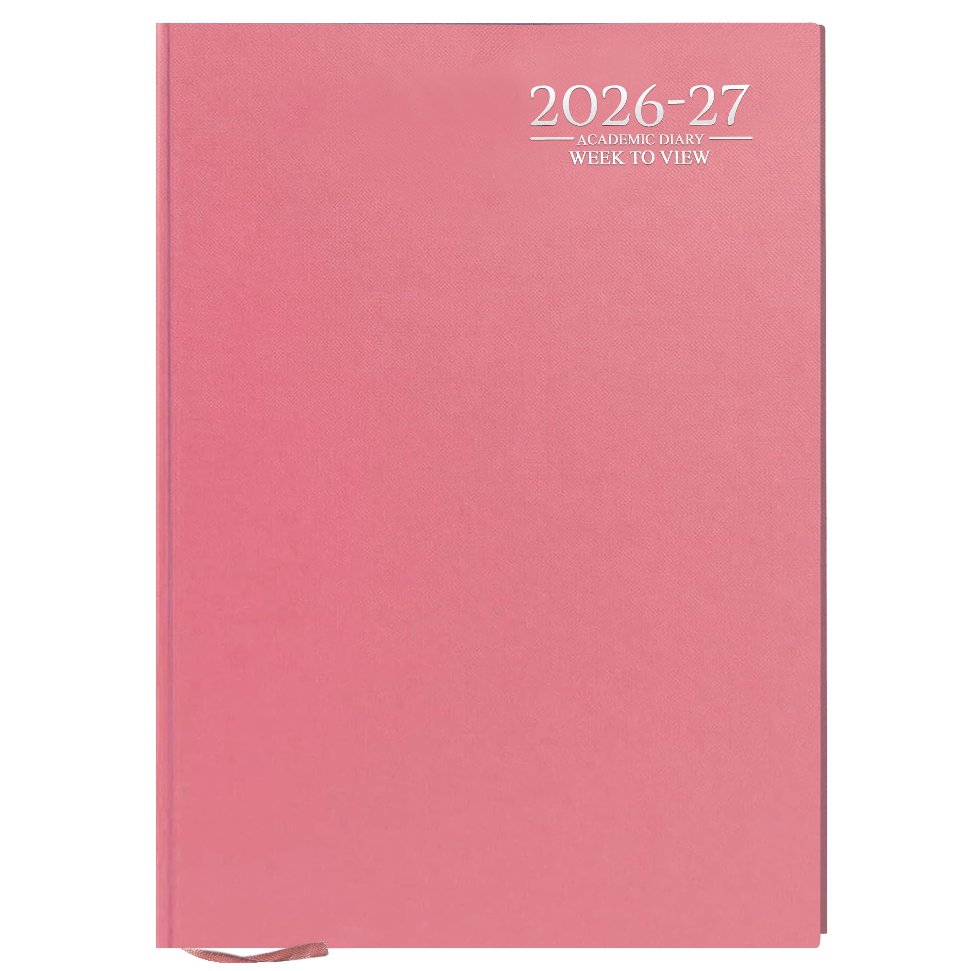 G4GADGET 2026-2027 Academic Diary - A5 Week To View | Pink Hardback | August 2026 - July 2027 1