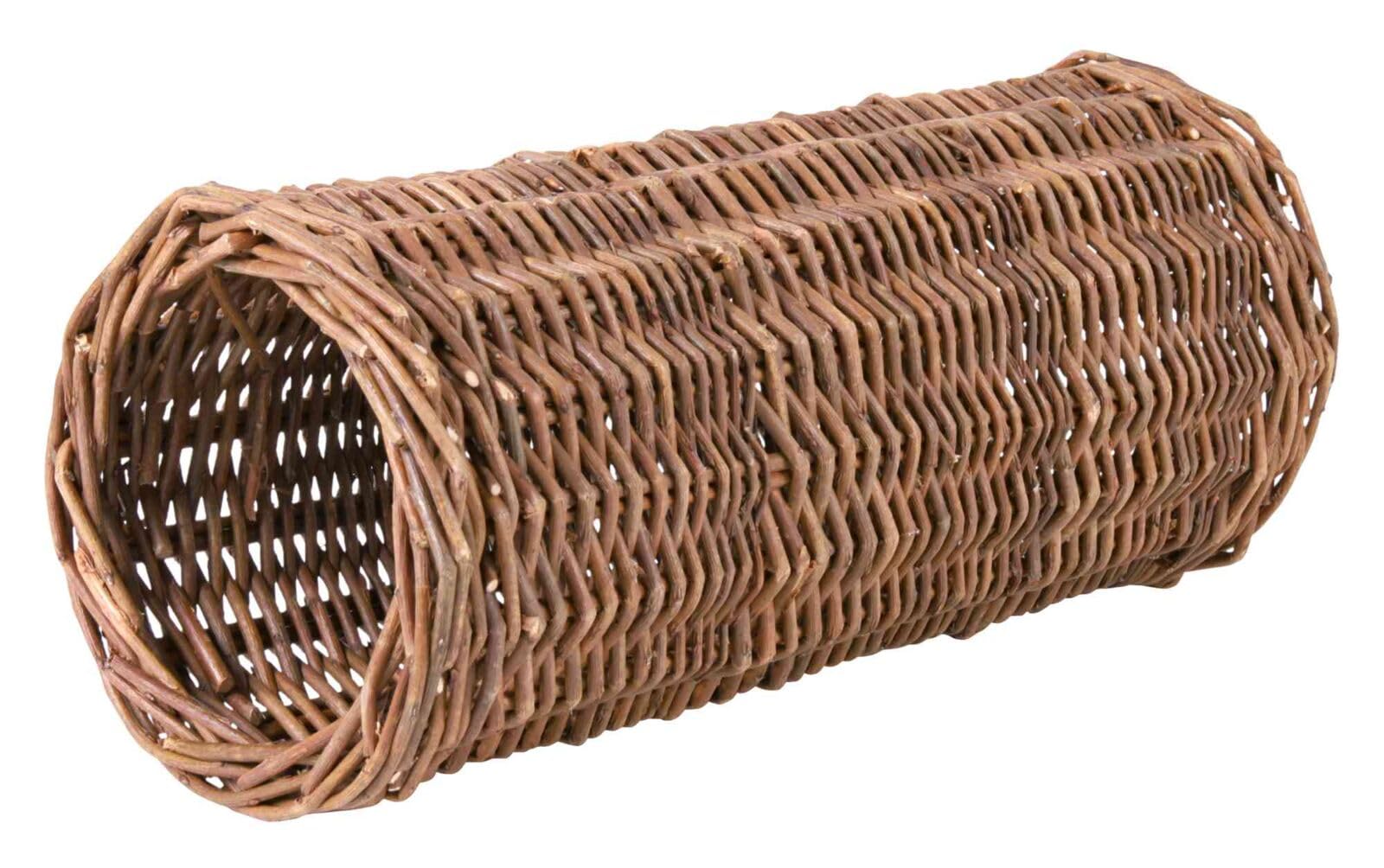 TRIXIE Wicker Tunnel for Small Animals | Natural Hideout | 33 x 15 cm 1