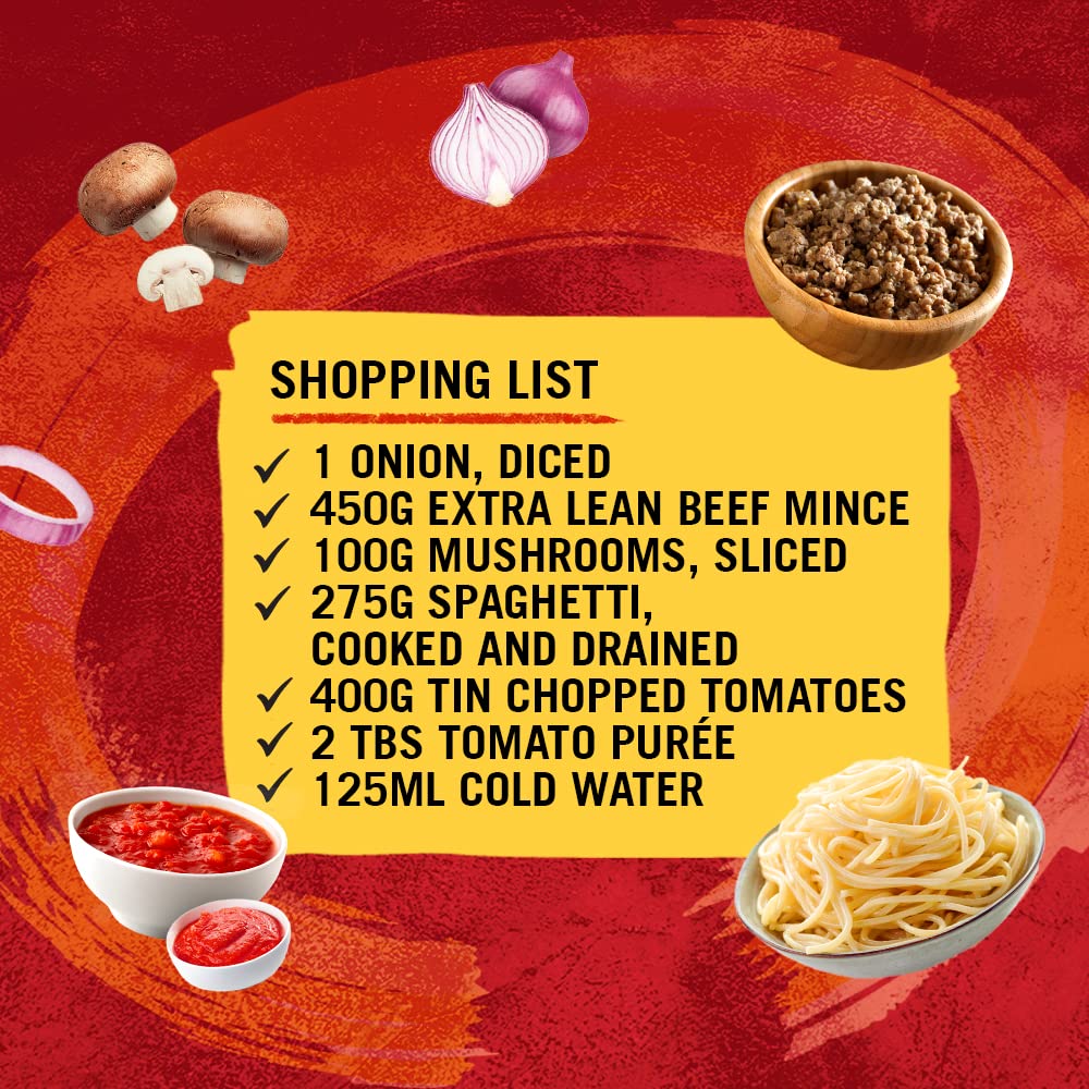 Schwartz Spaghetti Bolognese Recipe Mix (40g) - Pack of 12 3