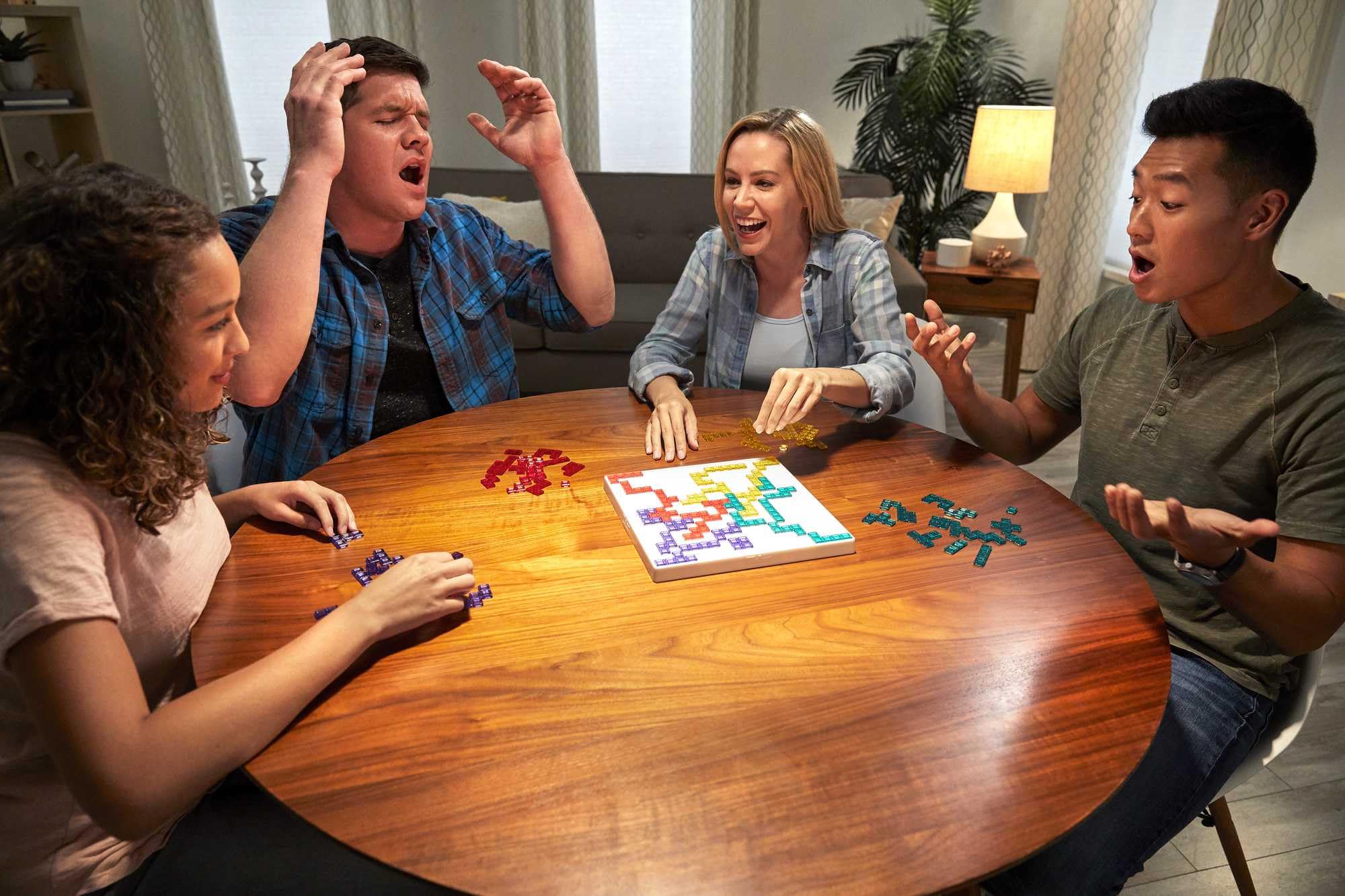 Mattel Games Blokus Strategy Board Game - 4 Players | 30 Min Playtime | Ages 7+