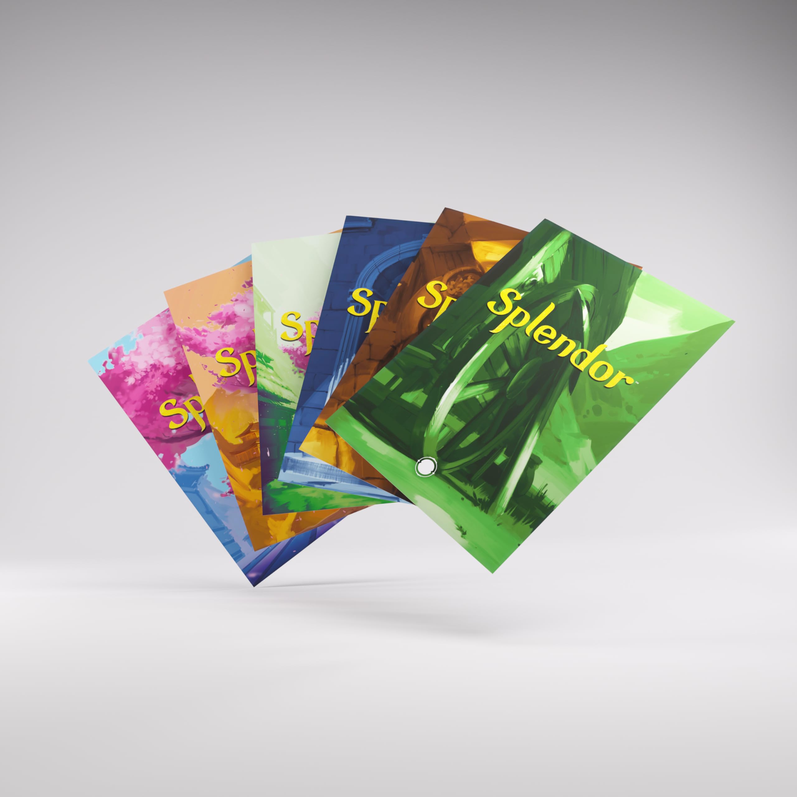 Gamegenic Splendor Premium Art Sleeves – 120 Matte Sleeves for Splendor Base Game & Expansion 2