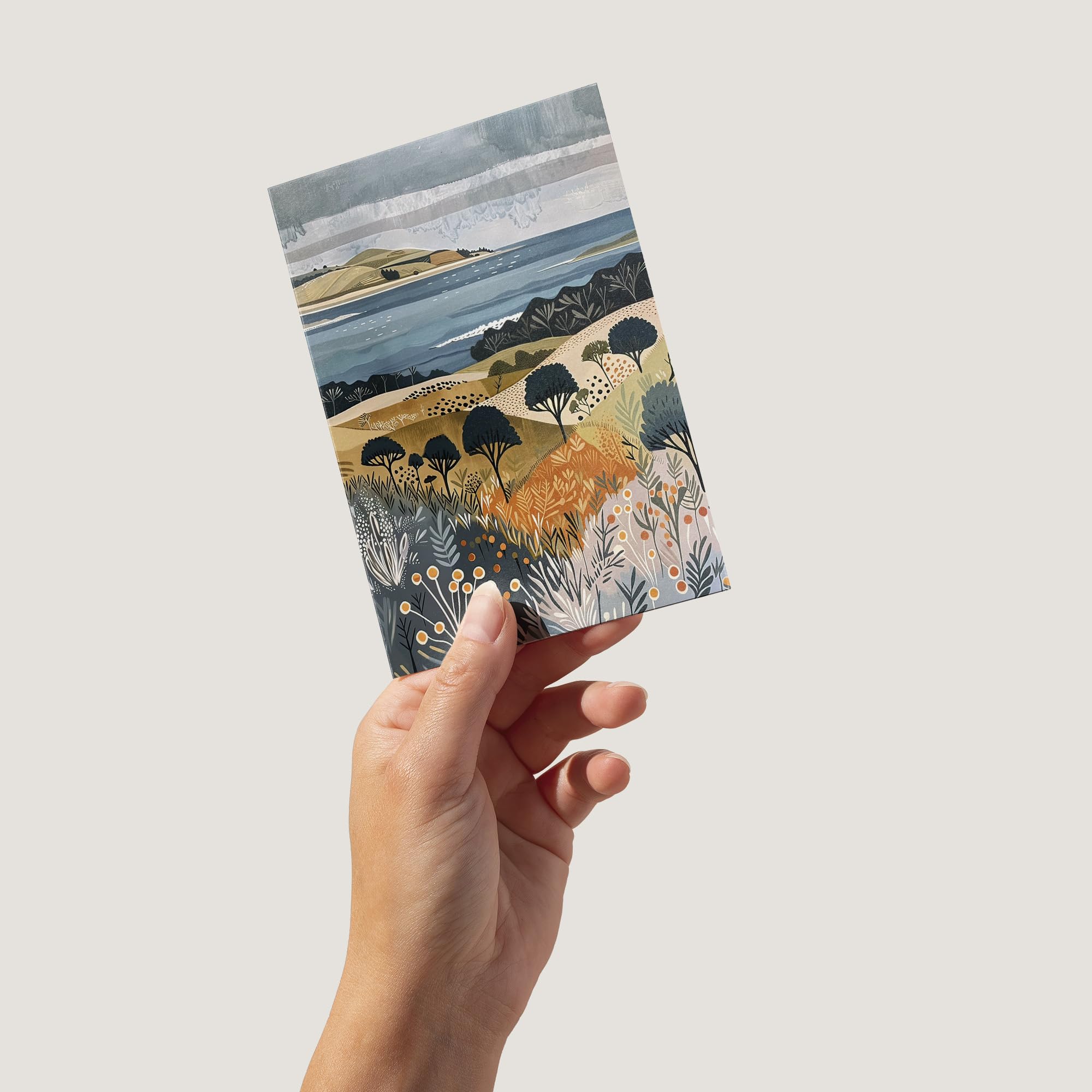 Artery8 Cromarty Scottish Highlands Painting Blank Greeting Card | 12.5 x 17.5 cm | Premium Art Paper 3