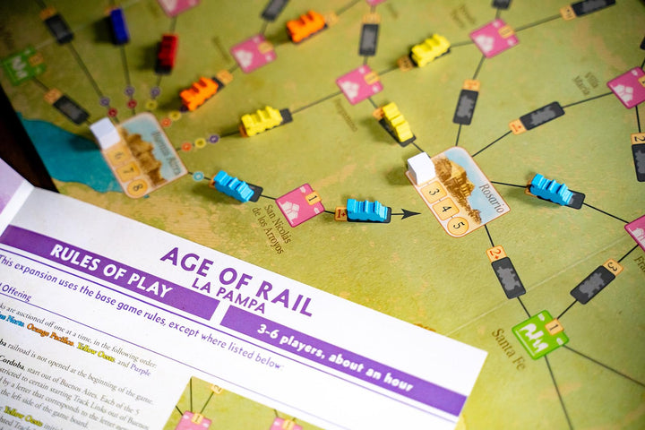 Capstone Games Age of Rail: Allegheny & La Pampa Expansion (CAS-IR402)