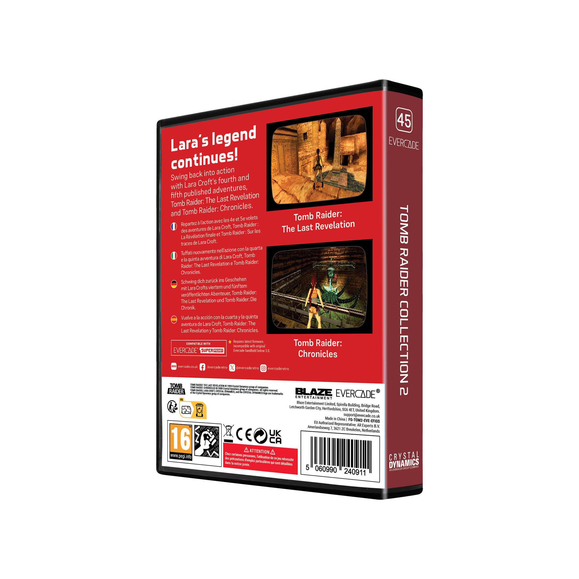 Tomb Raider Collection 2 - Evercade Platform Edition 3