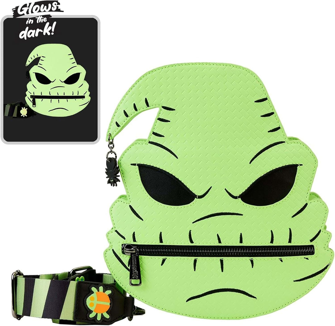 Loungefly Nightmare Before Christmas Oogie Boogie Glow Crossbody Bag (WDTB2848)