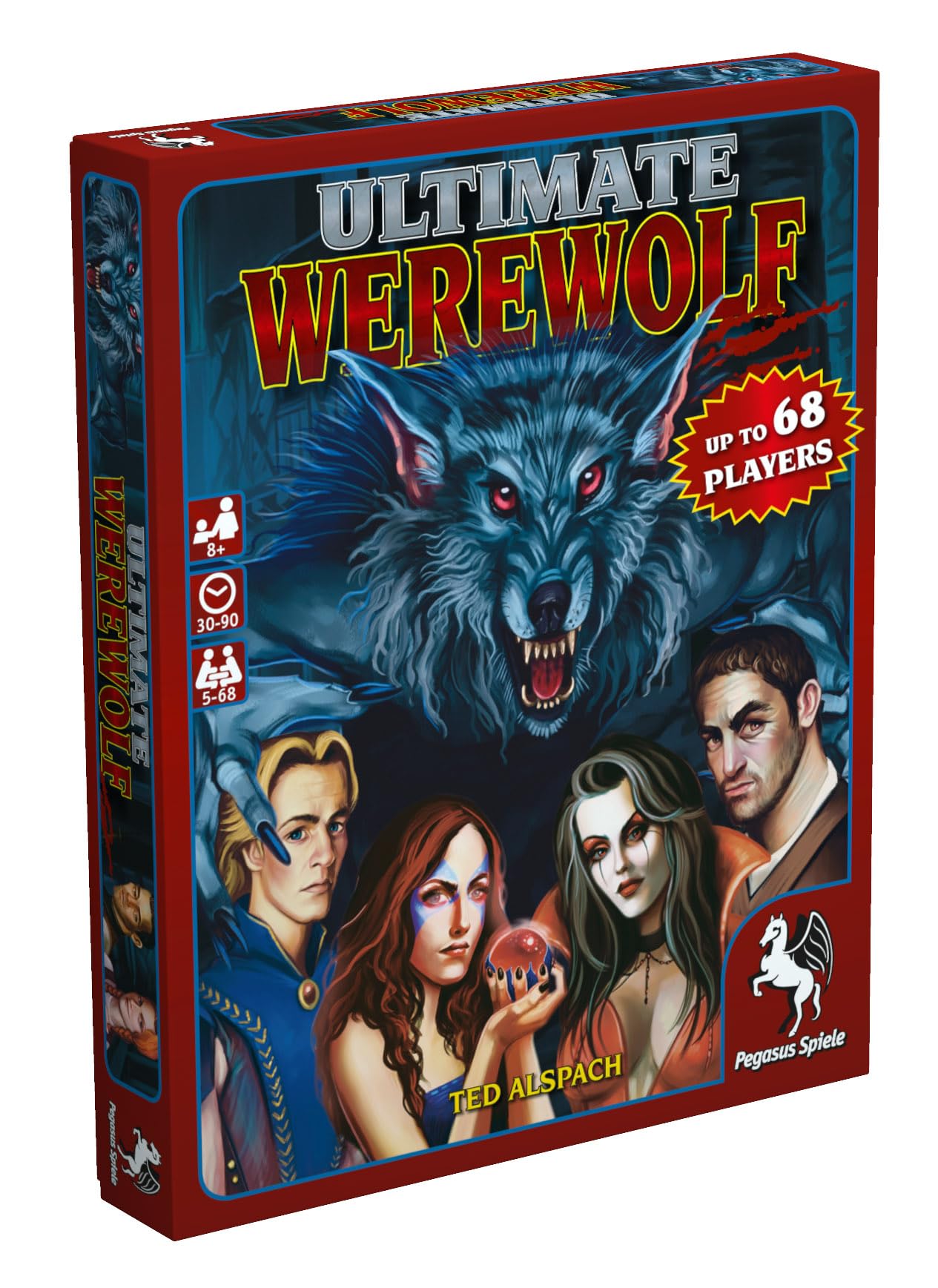 Pegasus Spiele Ultimate Werewolf Party Game | Deduction & Bluffing | Multicolor Cardstock