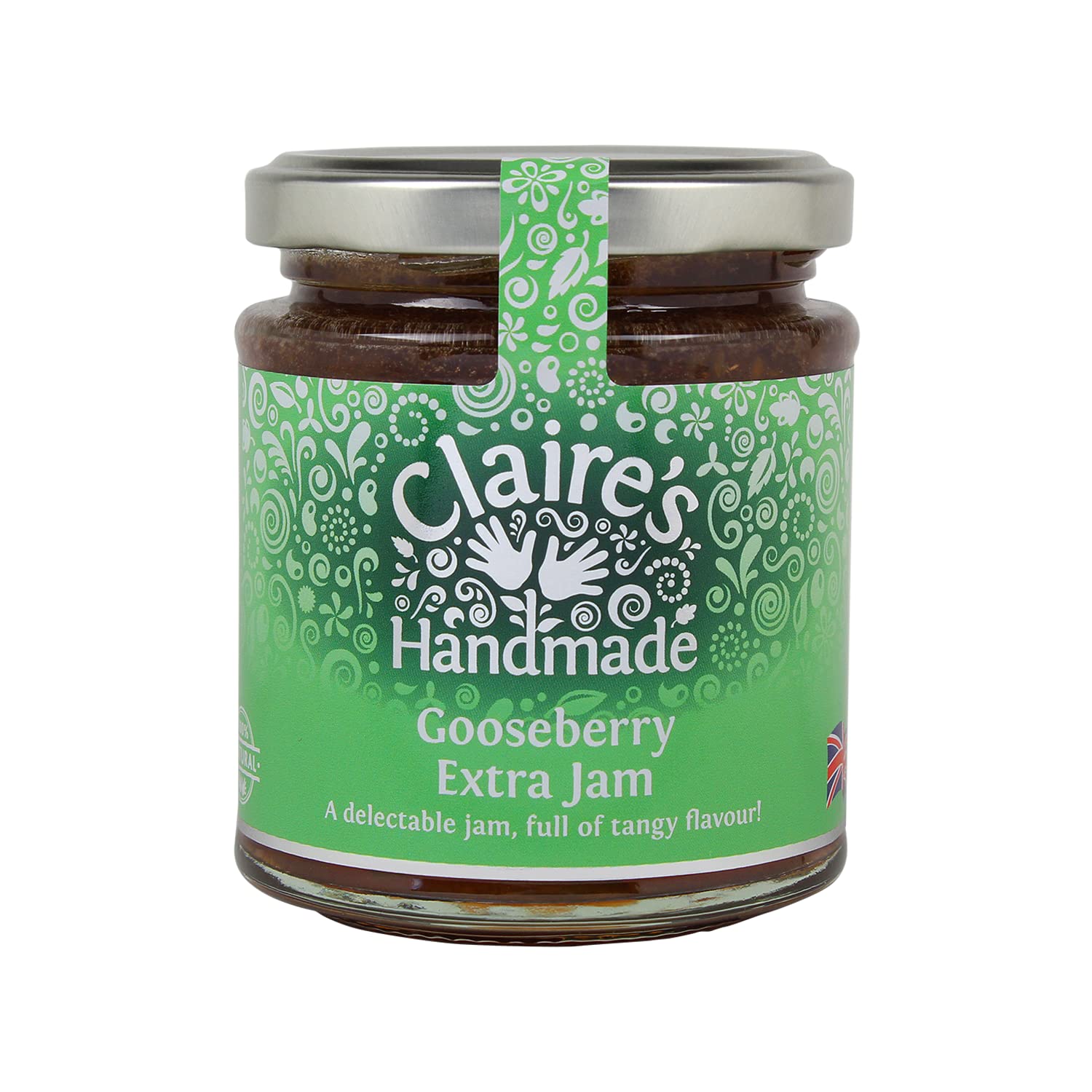 Claire's Handmade Gooseberry Extra Jam - Tart & Full-Flavoured | 227g