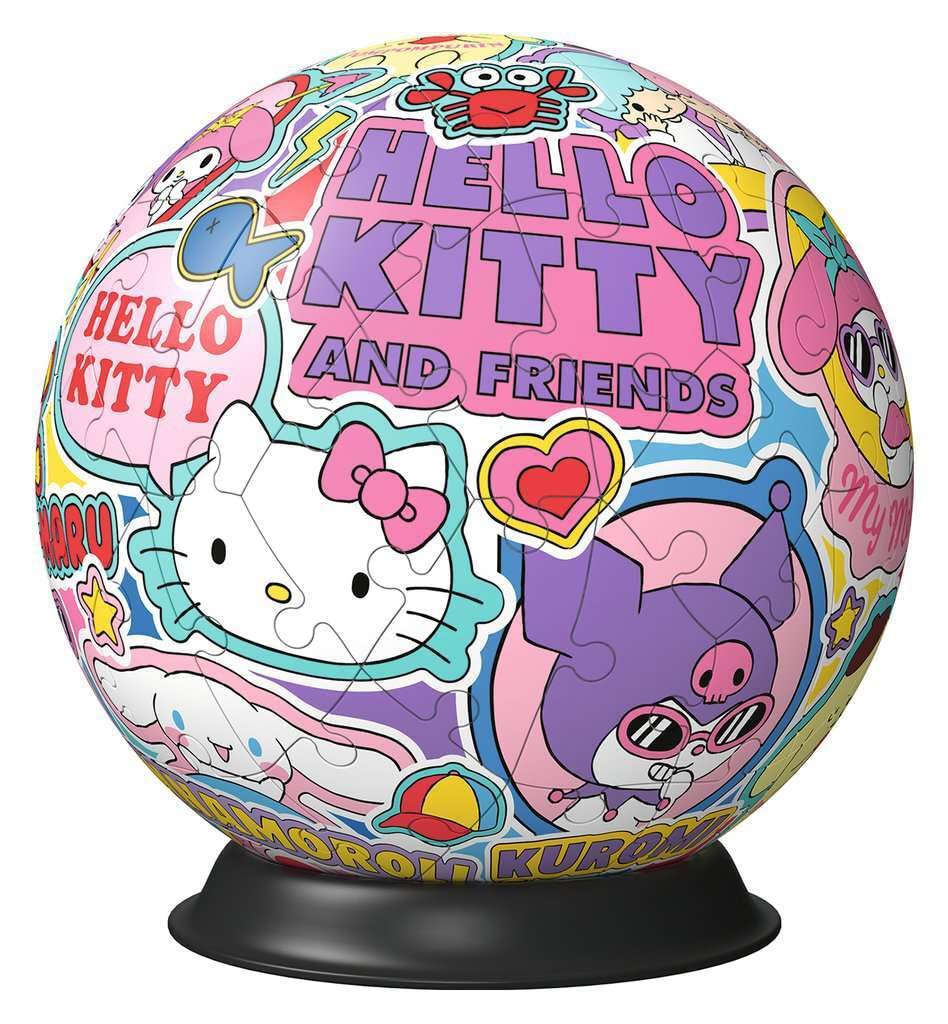 Ravensburger Hello Kitty 3D Jigsaw Puzzle Ball - 72 Piece Puzzle for Kids Age 6 and Up 6