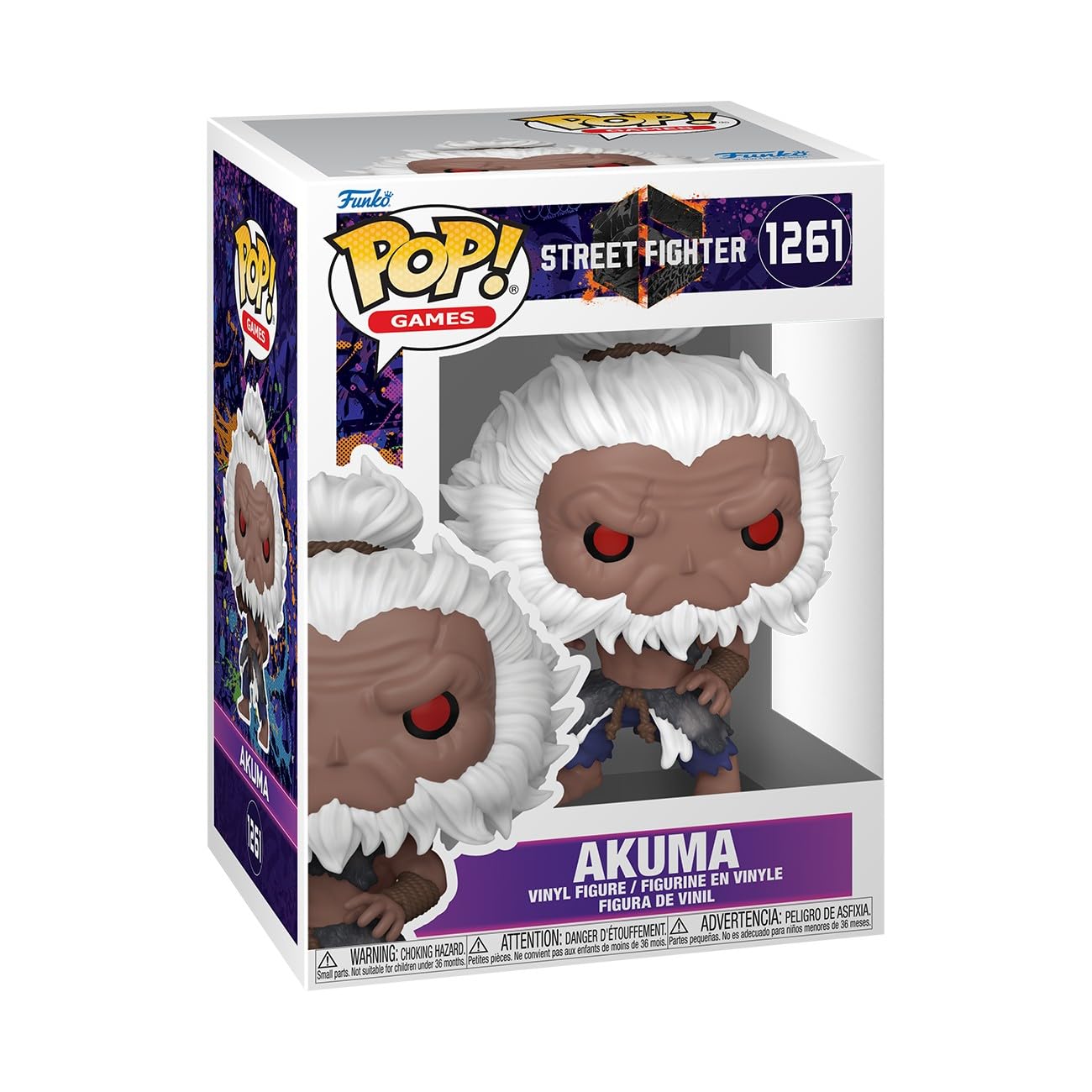 Funko POP! Games: Street Fighter 6 - Akuma Vinyl Figure (Approx. 3.75 inches)