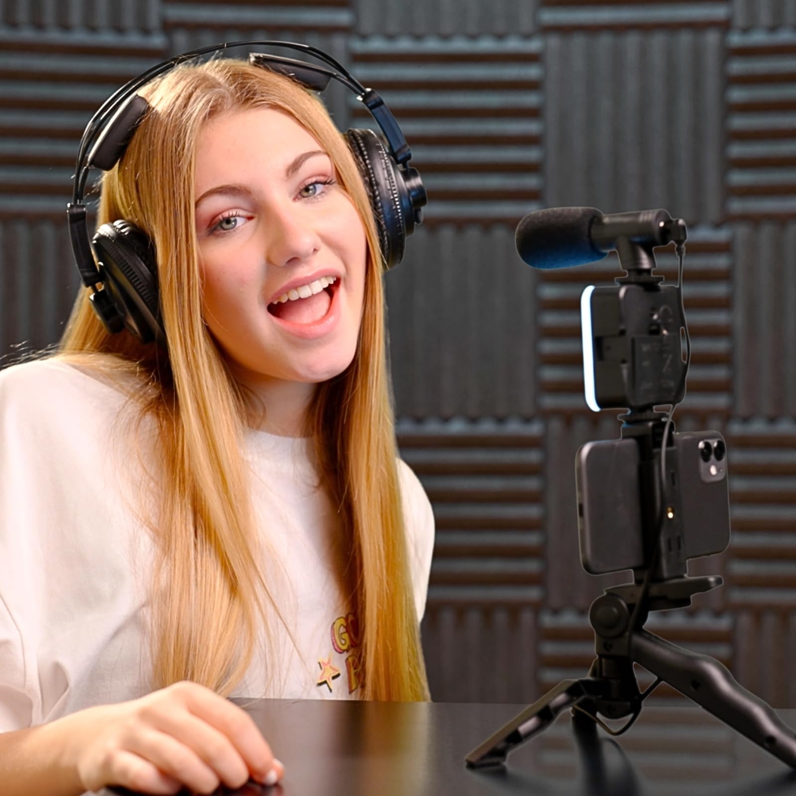 Canal Toys Studio Creator INF 033 Podcast and Vlogging Kit | LED Light, Mic, Tripod | Ages 8+ 6