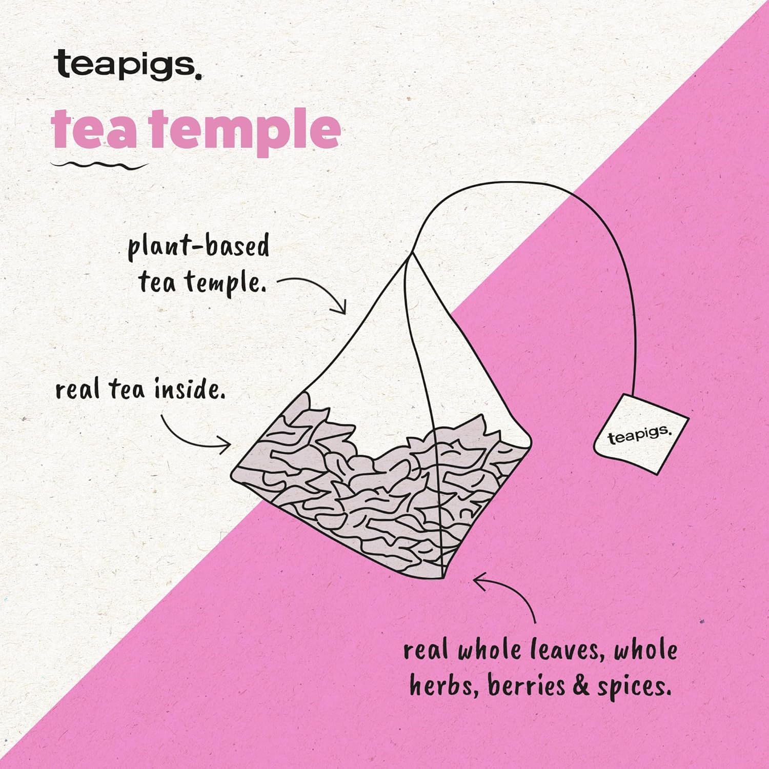 teapigs English Breakfast Black Tea Bags - 15 Count, 50g Whole Leaf Brew 7