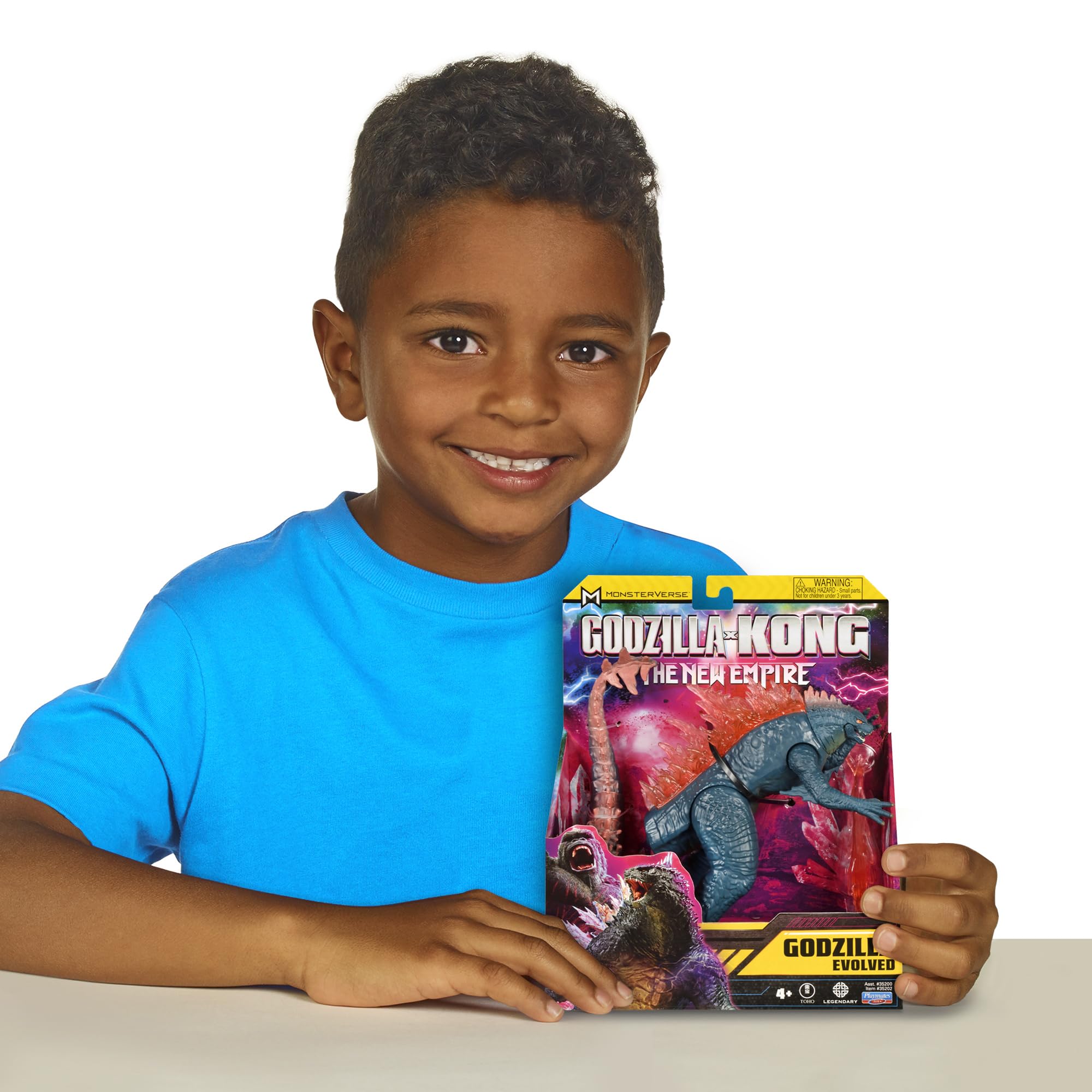 MonsterVerse Godzilla Evolved Action Figure Toy - 6-Inch, Heat Ray Feature | Ages 4+ 2