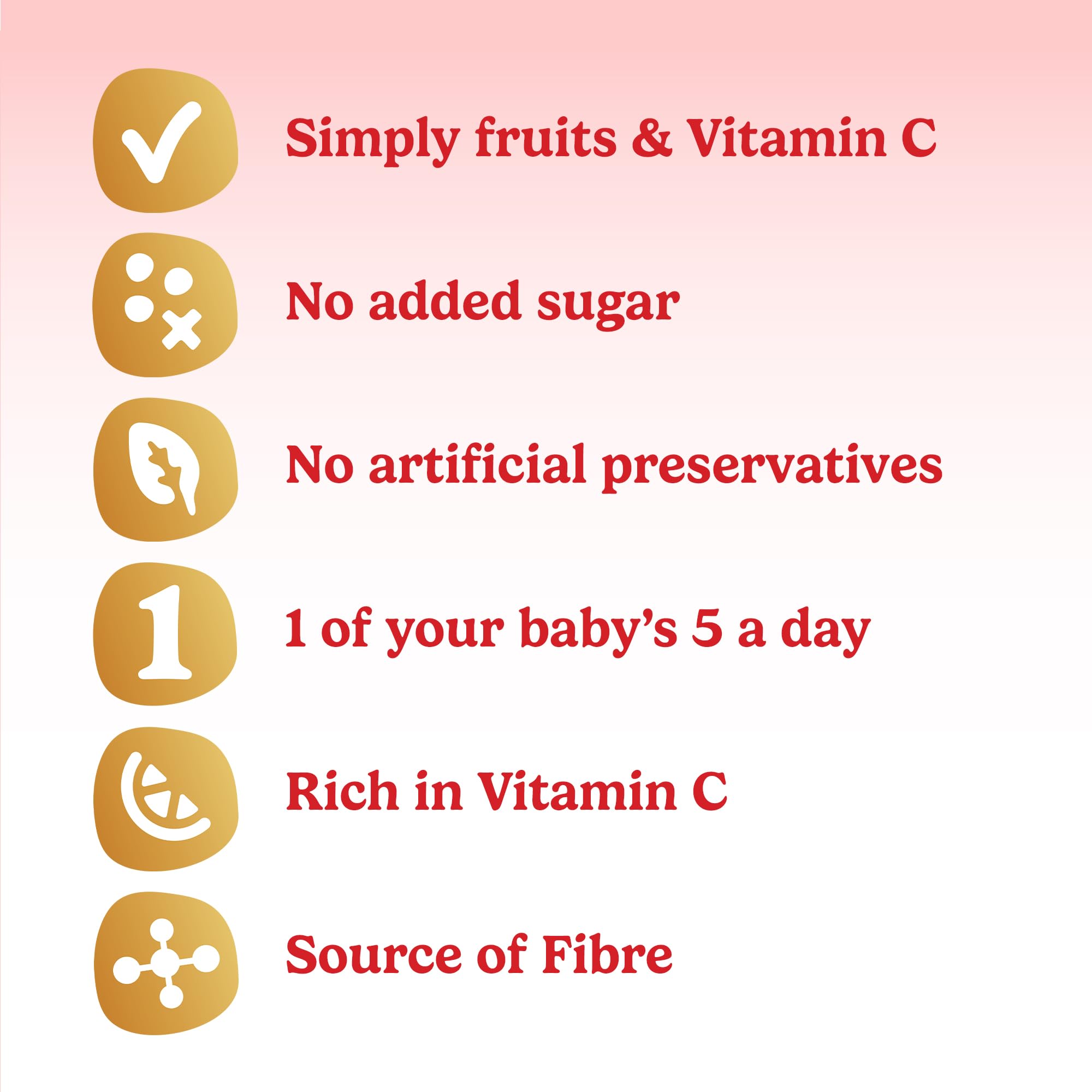 Cow & Gate Fruit Pouch Apple & Banana Baby Food Snacks, 4+ Months, 6x100g Pack 4
