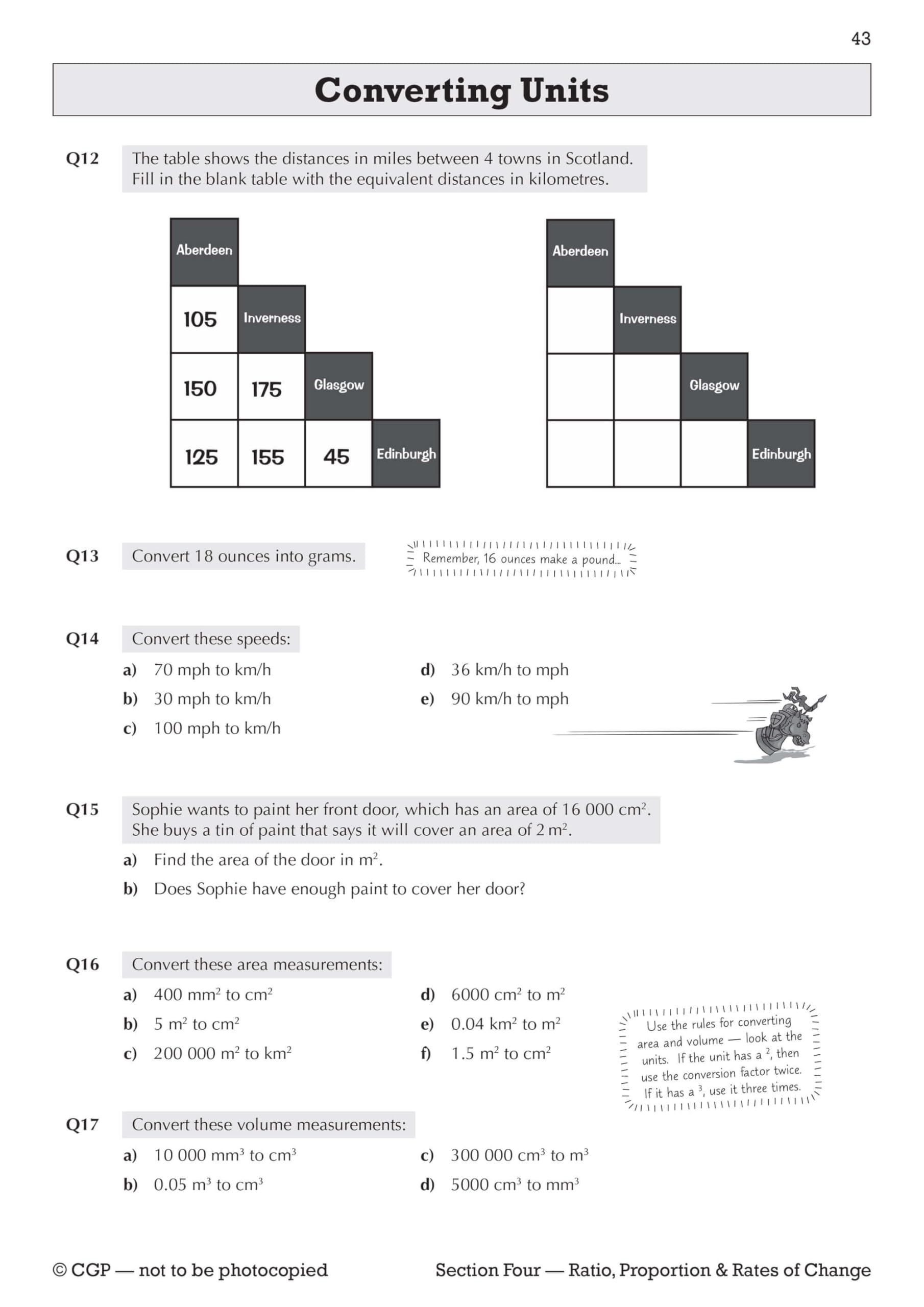 CGP KS3 Maths Workbook - Higher Level Practice Questions with Answers | Paperback | 2023 9