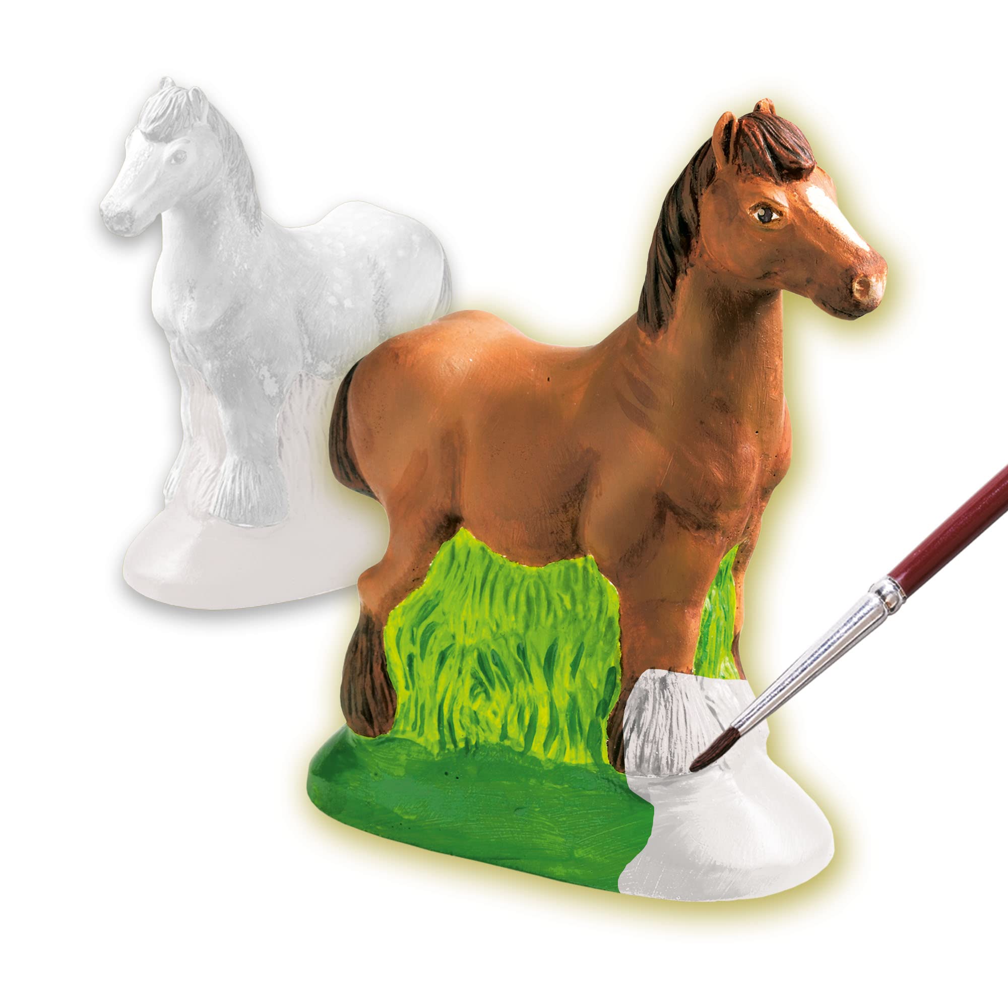 SES Creative Casting & Painting Kit Horse - Arts and Crafts Set for Ages 5+