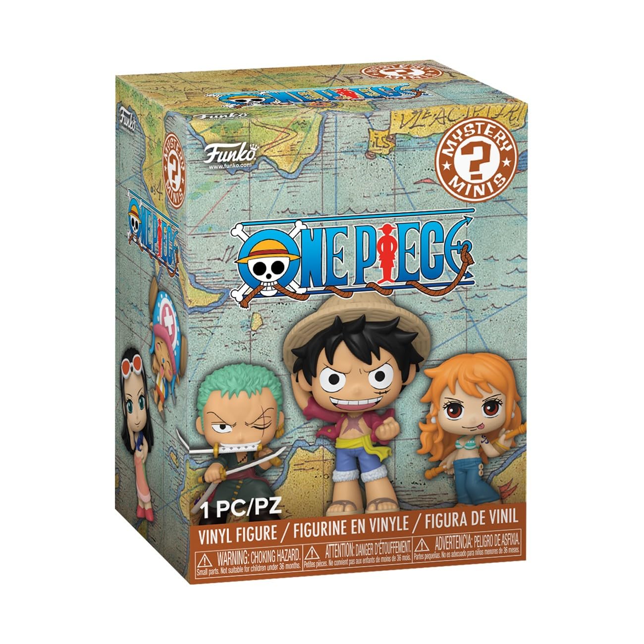 Funko Mystery Mini Figure - One Piece Straw Hat Crew - Monkey D. Luffy | Vinyl Collectible | 3.4 Inches 1