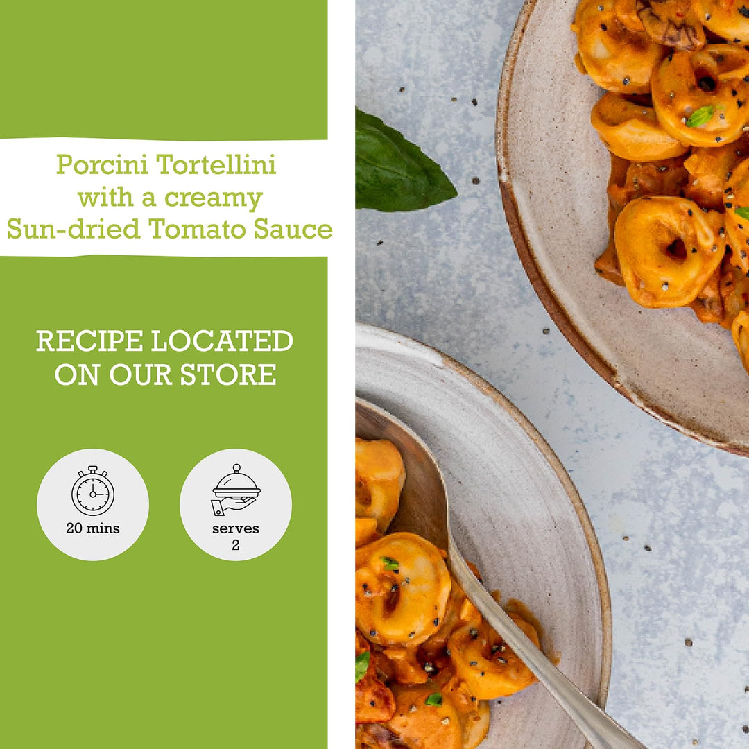 Mr Organic - Porcini Mushroom Tortellini 250g - Organic, Non-GMO, Egg-Free