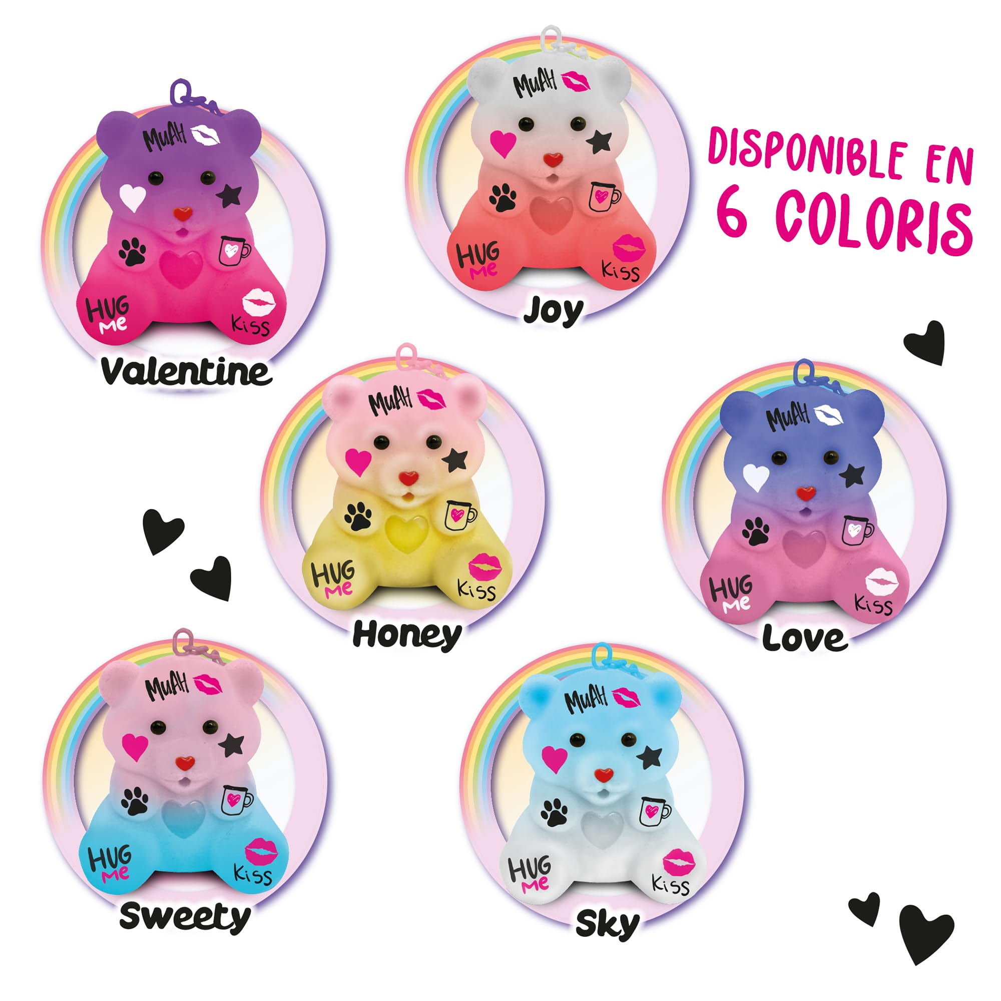 Coccolotti Love & Tell Interactive Teddy Bear - Secret Keeper | Light-Up Nose | 7 cm 8